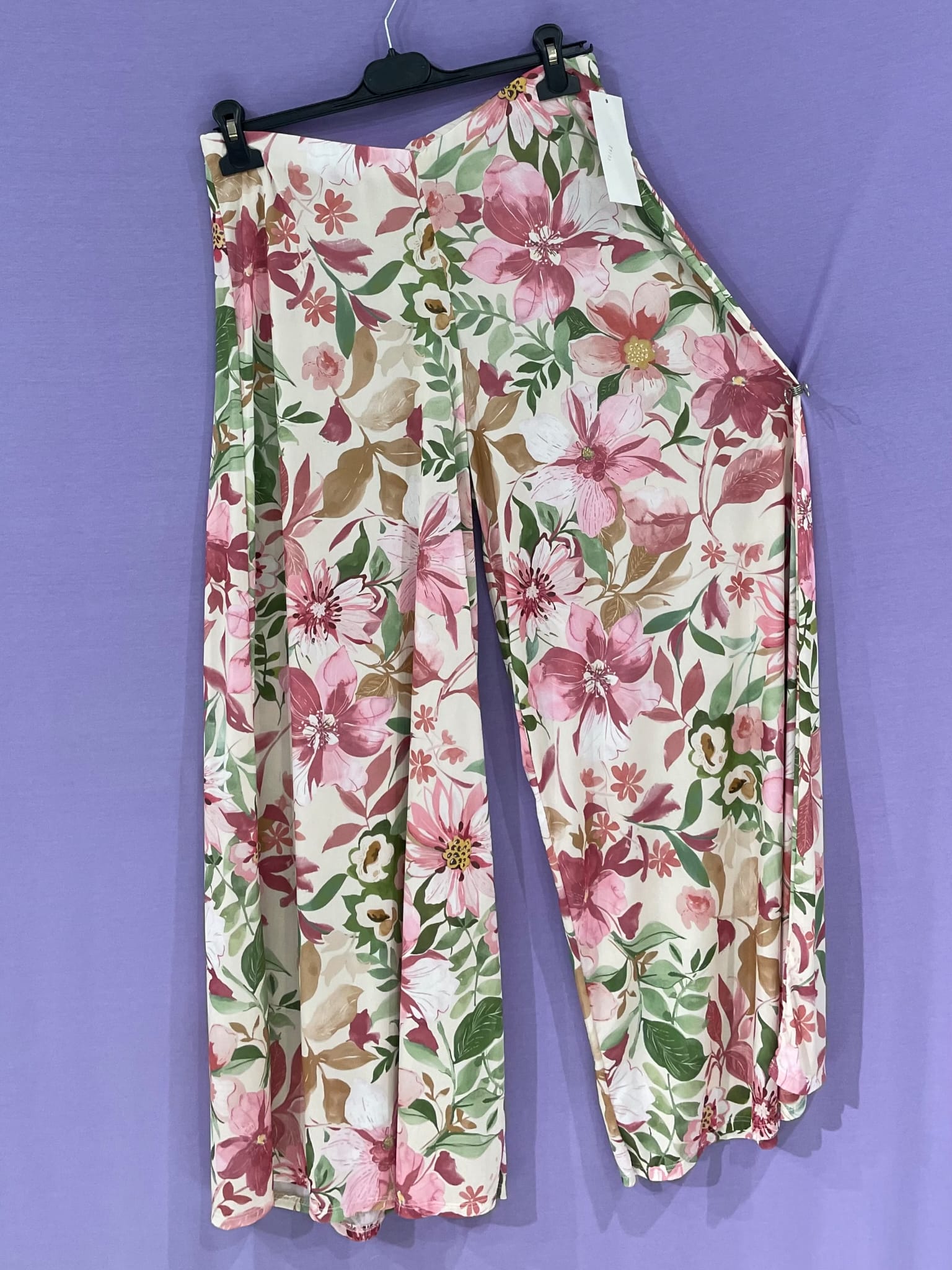 Maxi pantagonna fantasia curvy - Prima Fila Moda Curvy