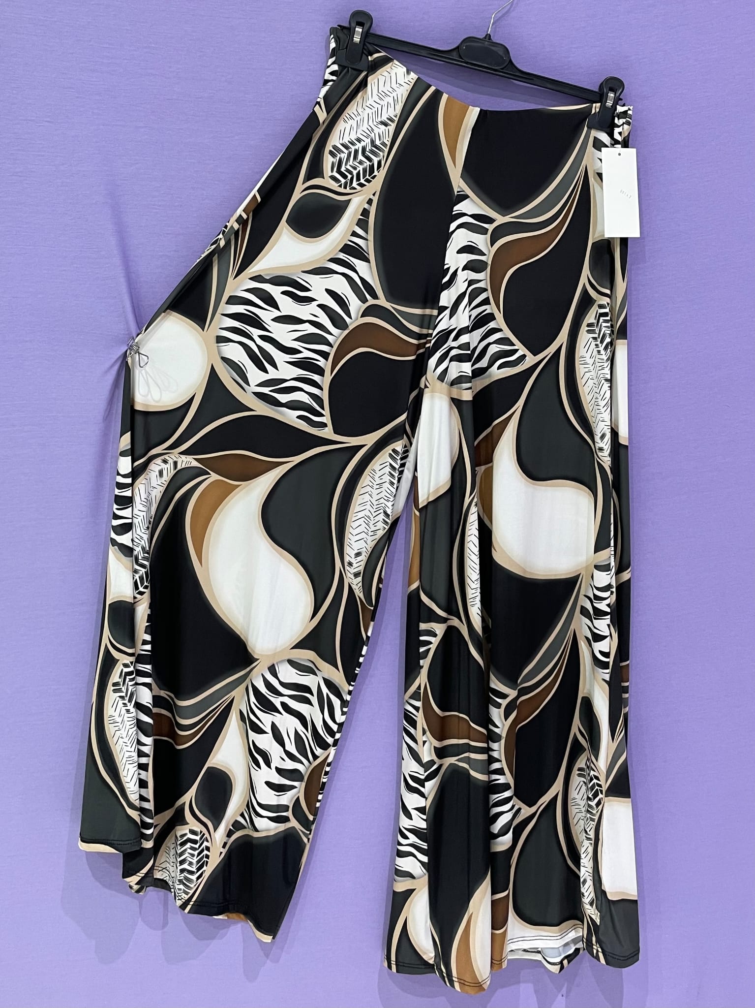 Maxi pantagonna fantasia curvy - Prima Fila Moda Curvy