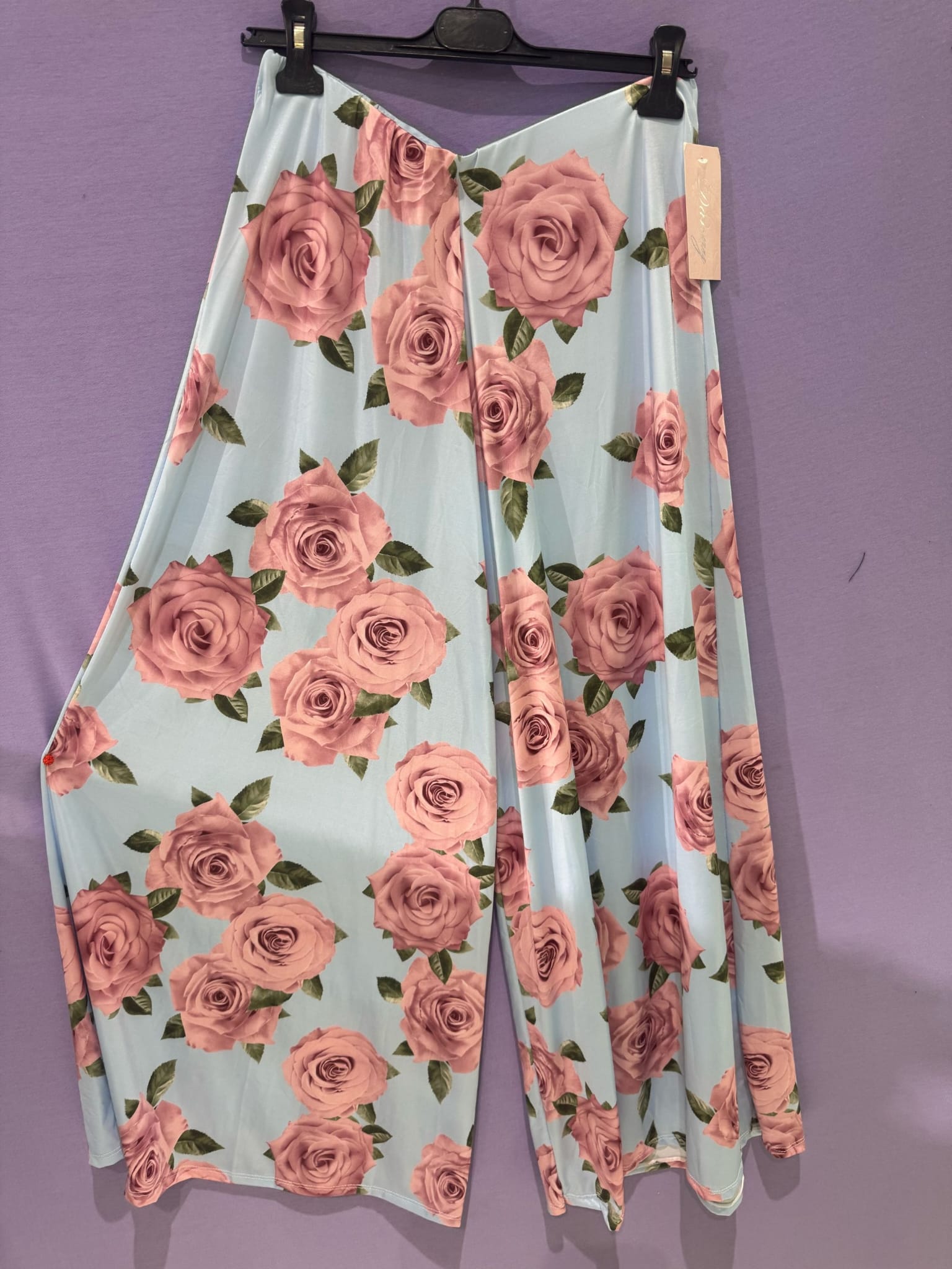 Maxi pantagonna fantasia curvy - Prima Fila Moda Curvy