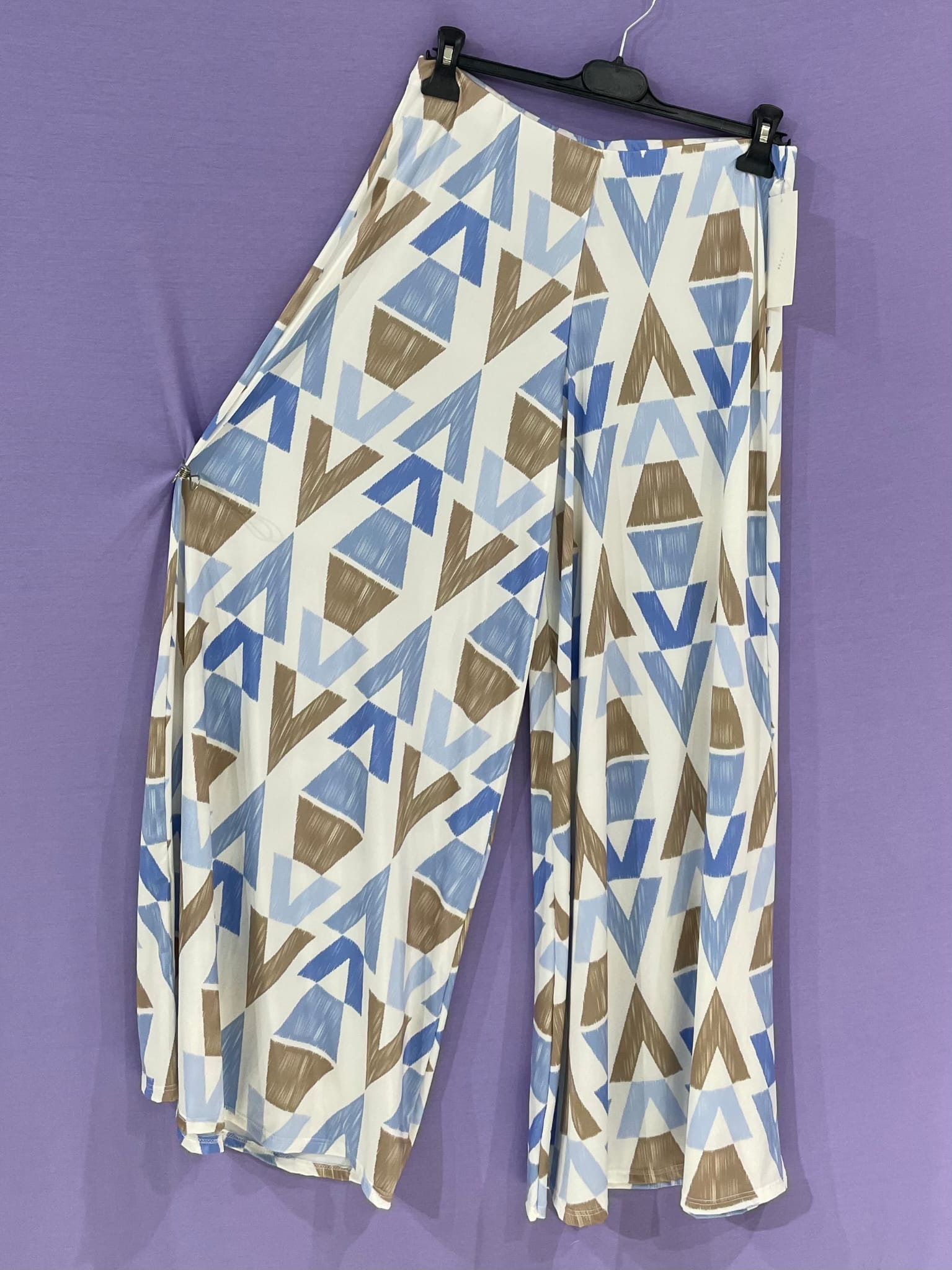 Maxi pantagonna fantasia curvy - Prima Fila Moda Curvy