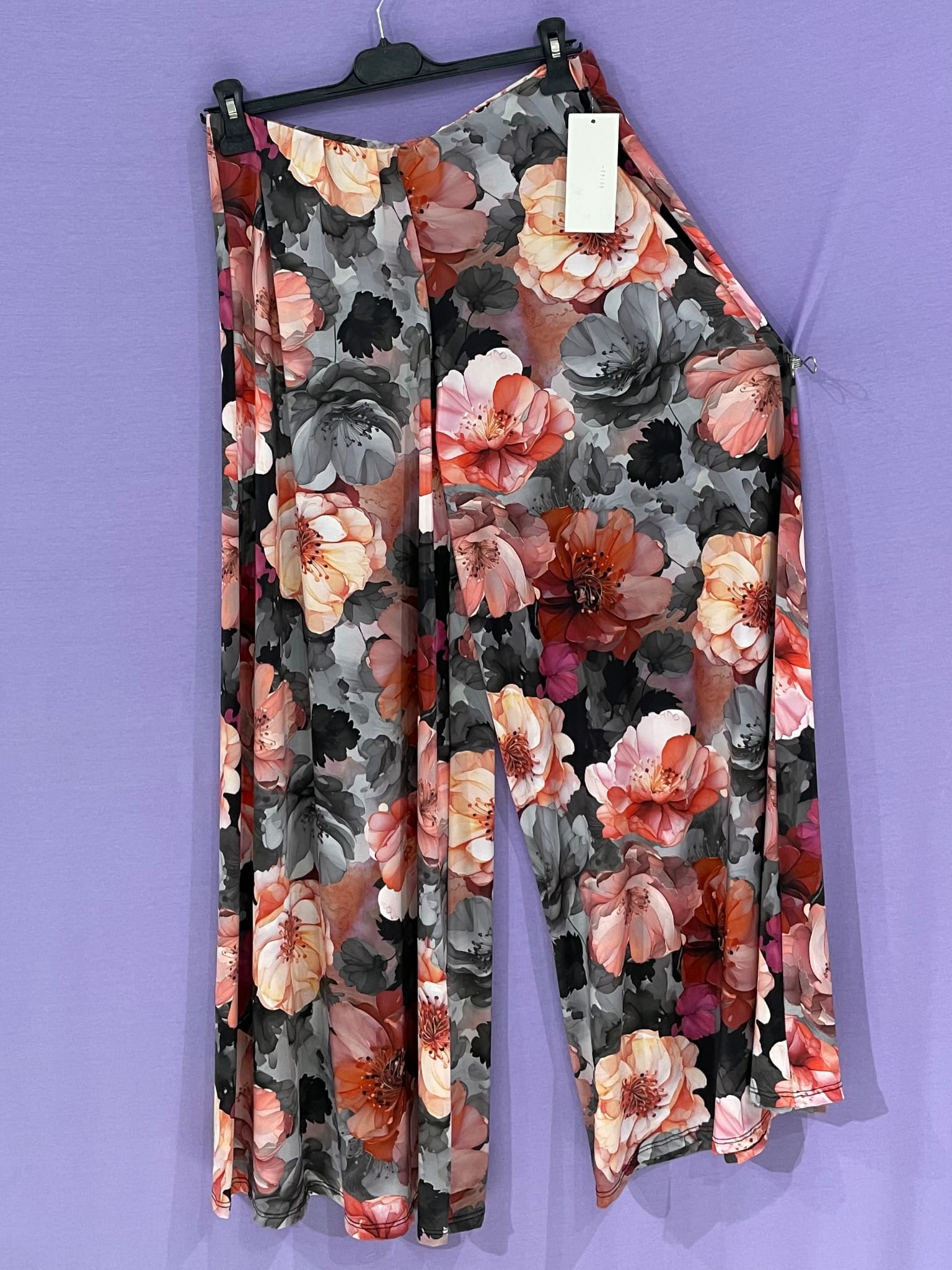 Maxi pantagonna fantasia curvy - Prima Fila Moda Curvy