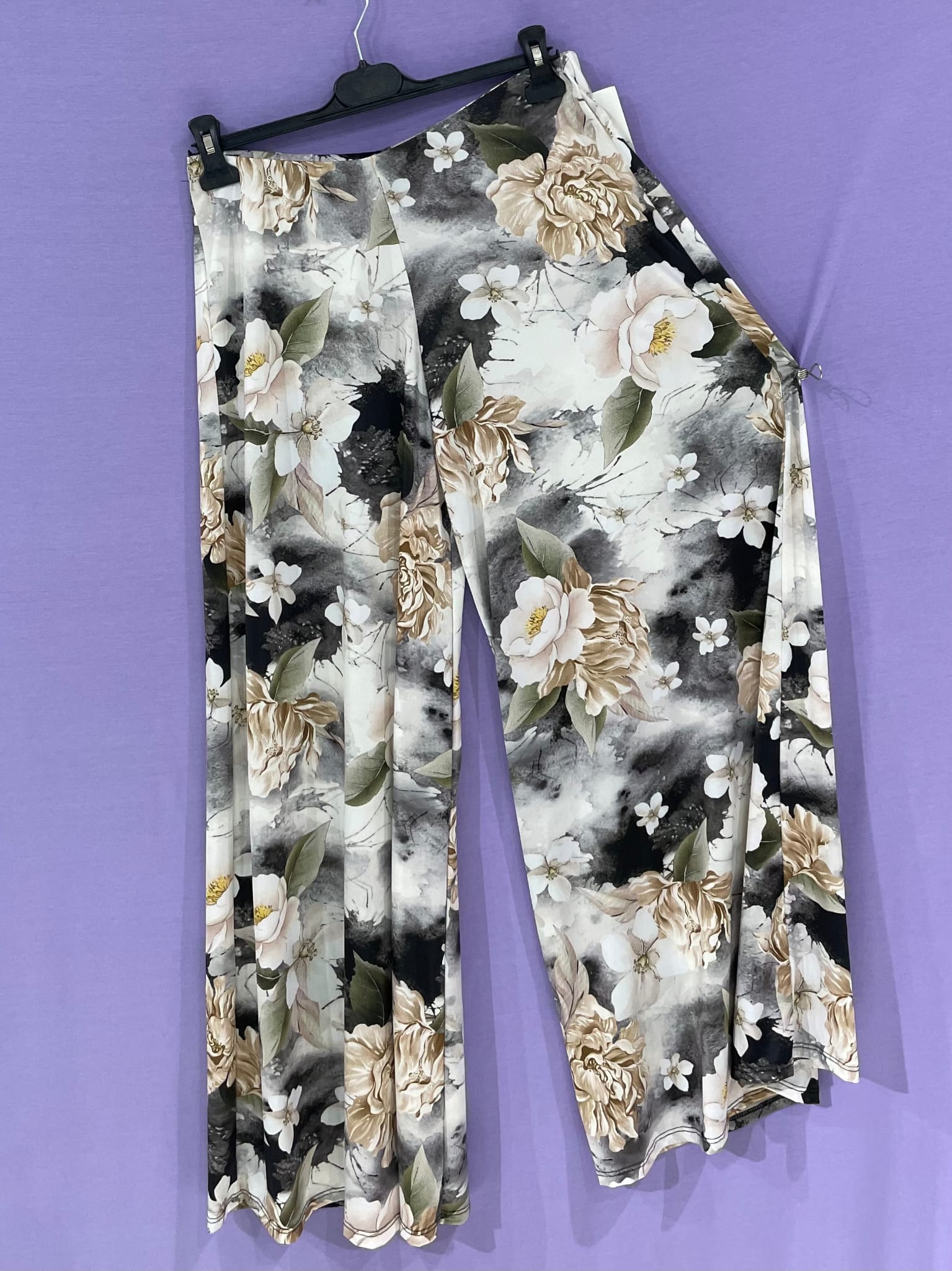 Maxi pantagonna fantasia curvy - Prima Fila Moda Curvy
