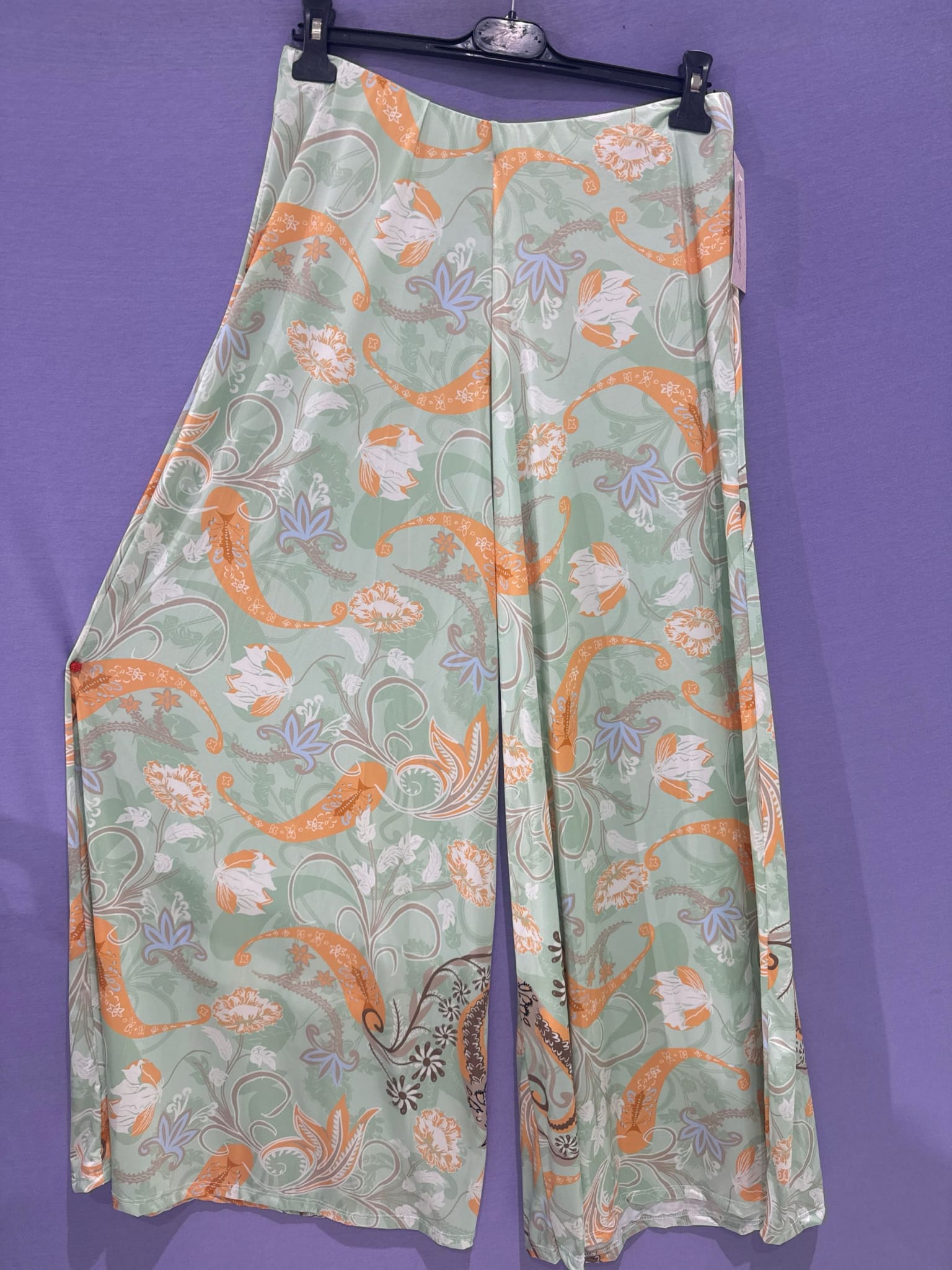Maxi pantagonna fantasia curvy - Prima Fila Moda Curvy
