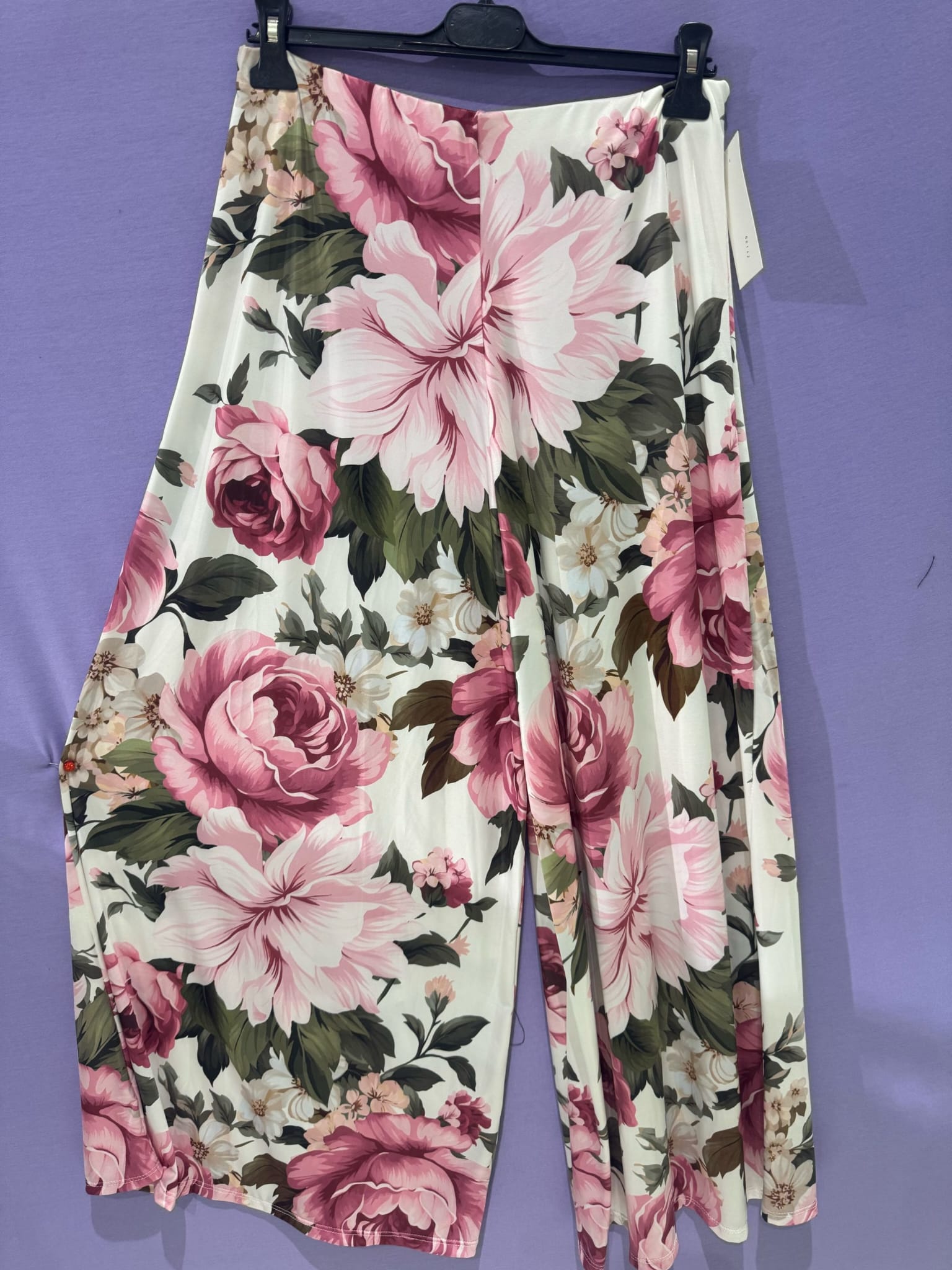 Maxi pantagonna fantasia curvy - Prima Fila Moda Curvy