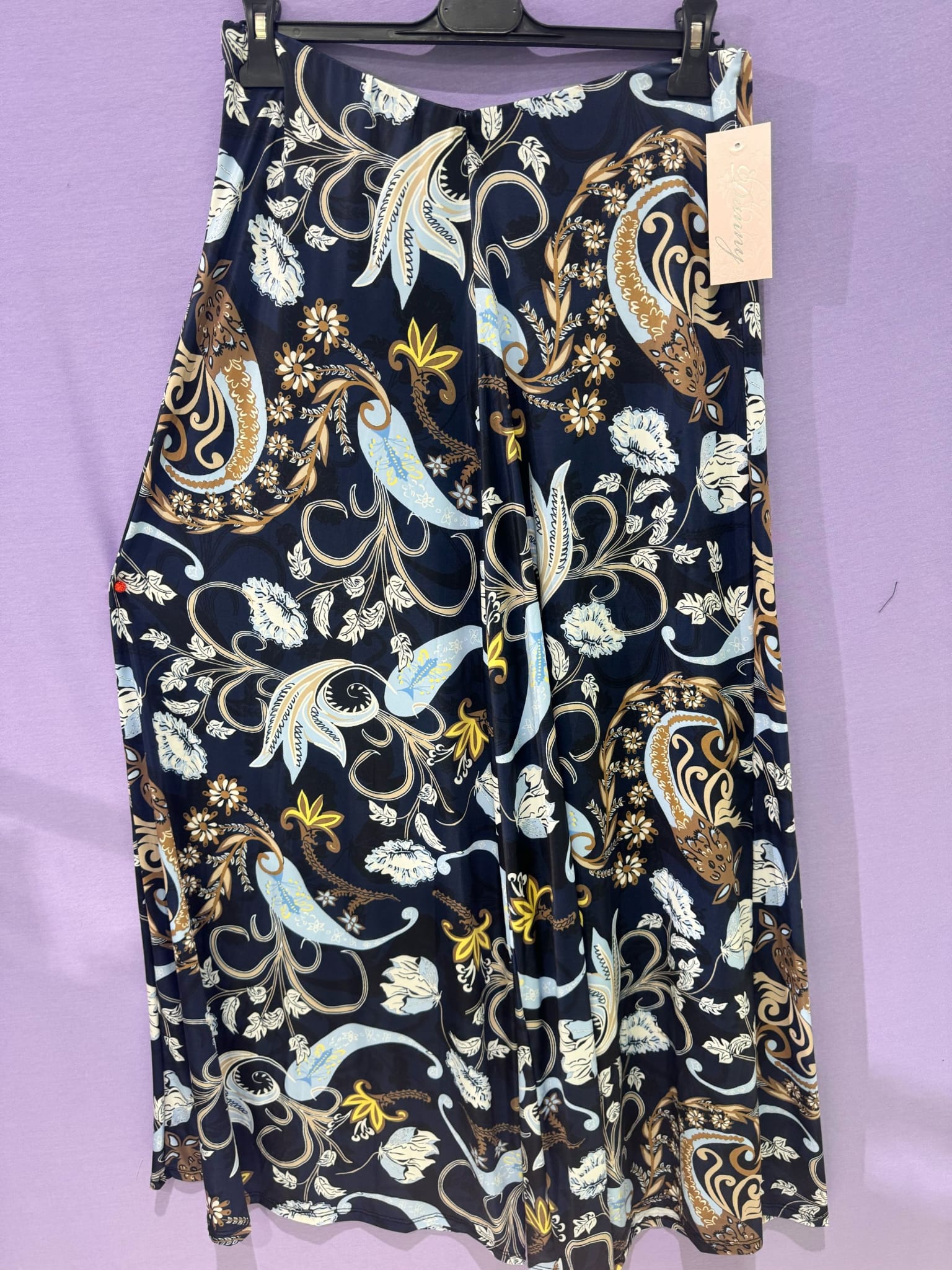 Maxi pantagonna fantasia curvy - Prima Fila Moda Curvy