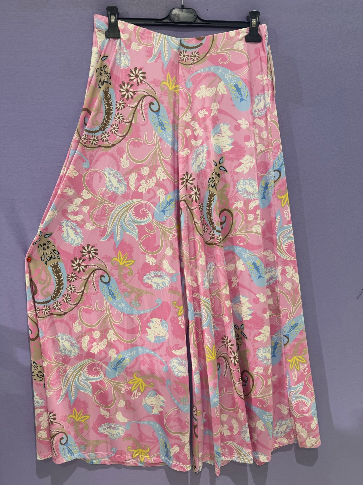 Maxi pantagonna fantasia curvy - Prima Fila Moda Curvy