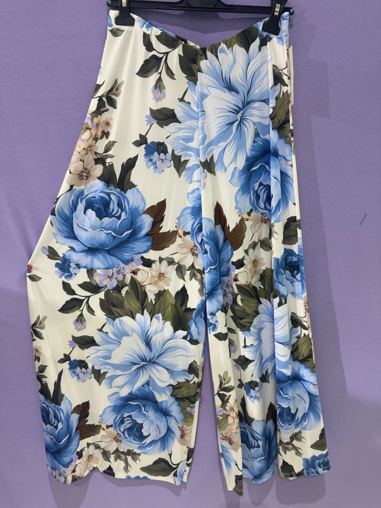 Maxi pantagonna fantasia curvy - Prima Fila Moda Curvy