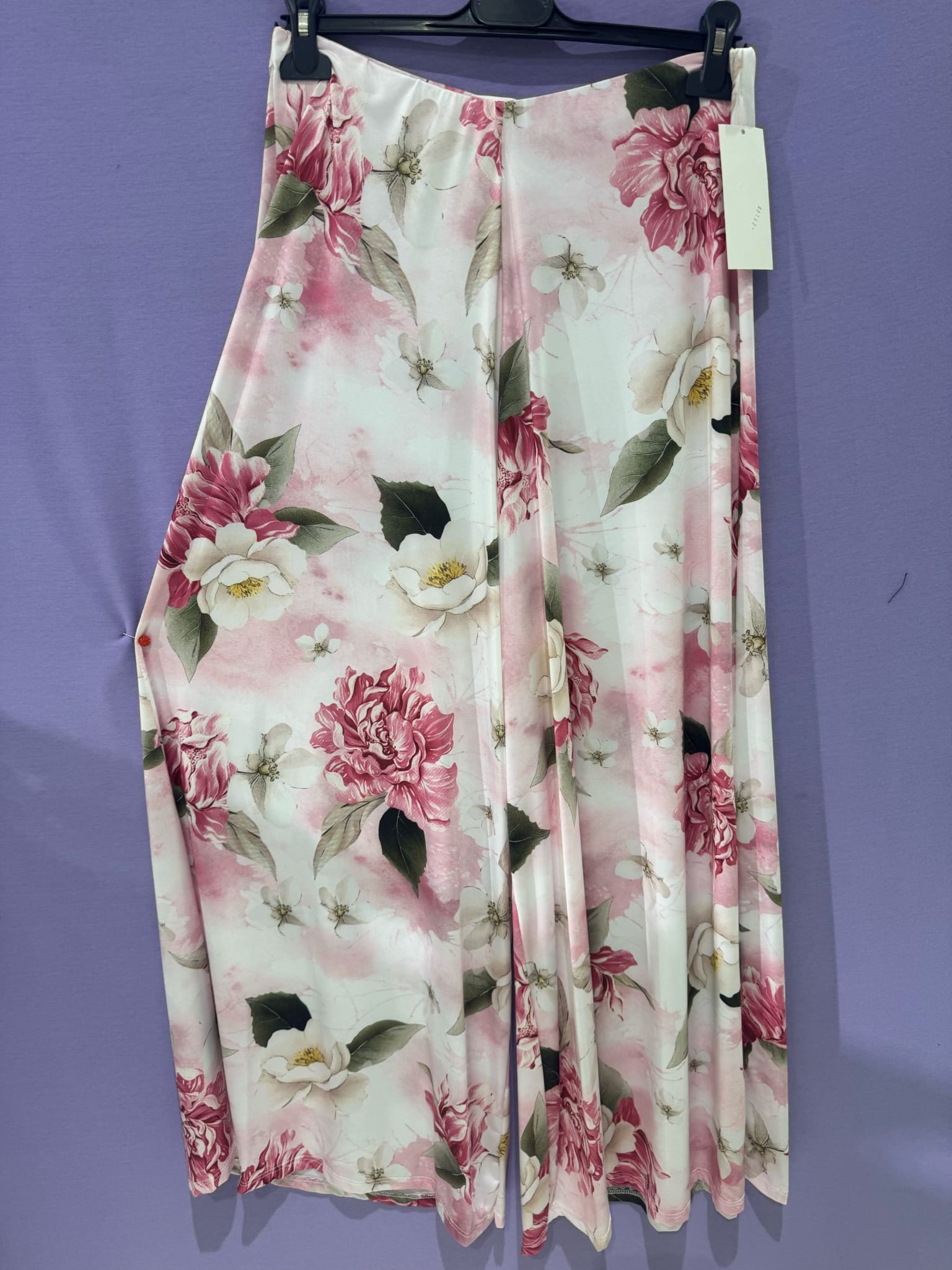 Maxi pantagonna fantasia curvy - Prima Fila Moda Curvy