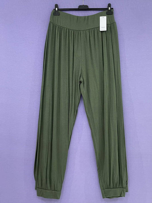 Maxi pantalone fascia polsino taglie forti - Prima Fila Moda Curvy