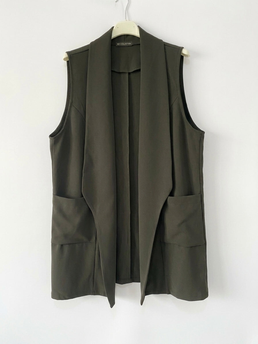Maxi gilet curvy oversize