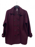 Maxi cappotto doppio petto curvy