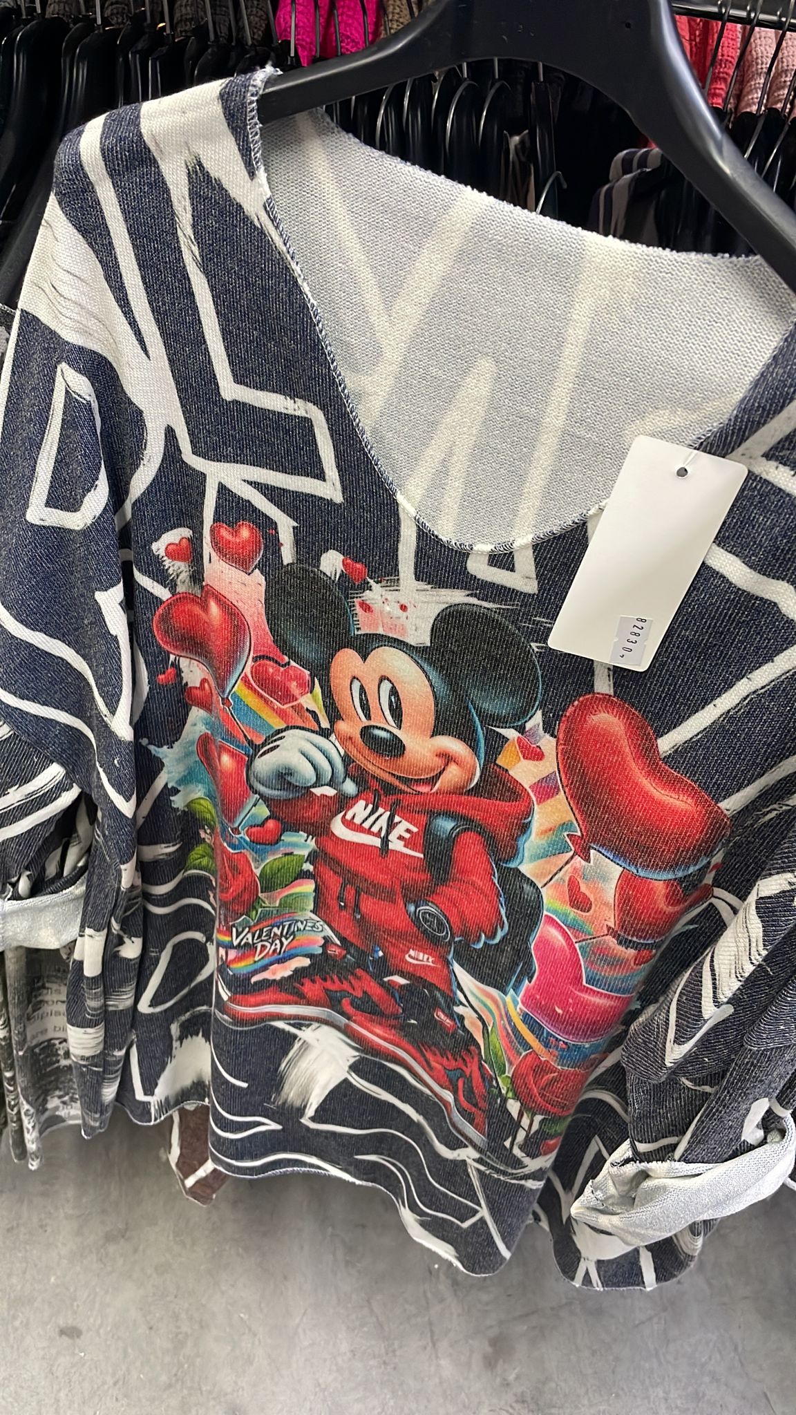 Maxi maglia Mickey fantasia curvy