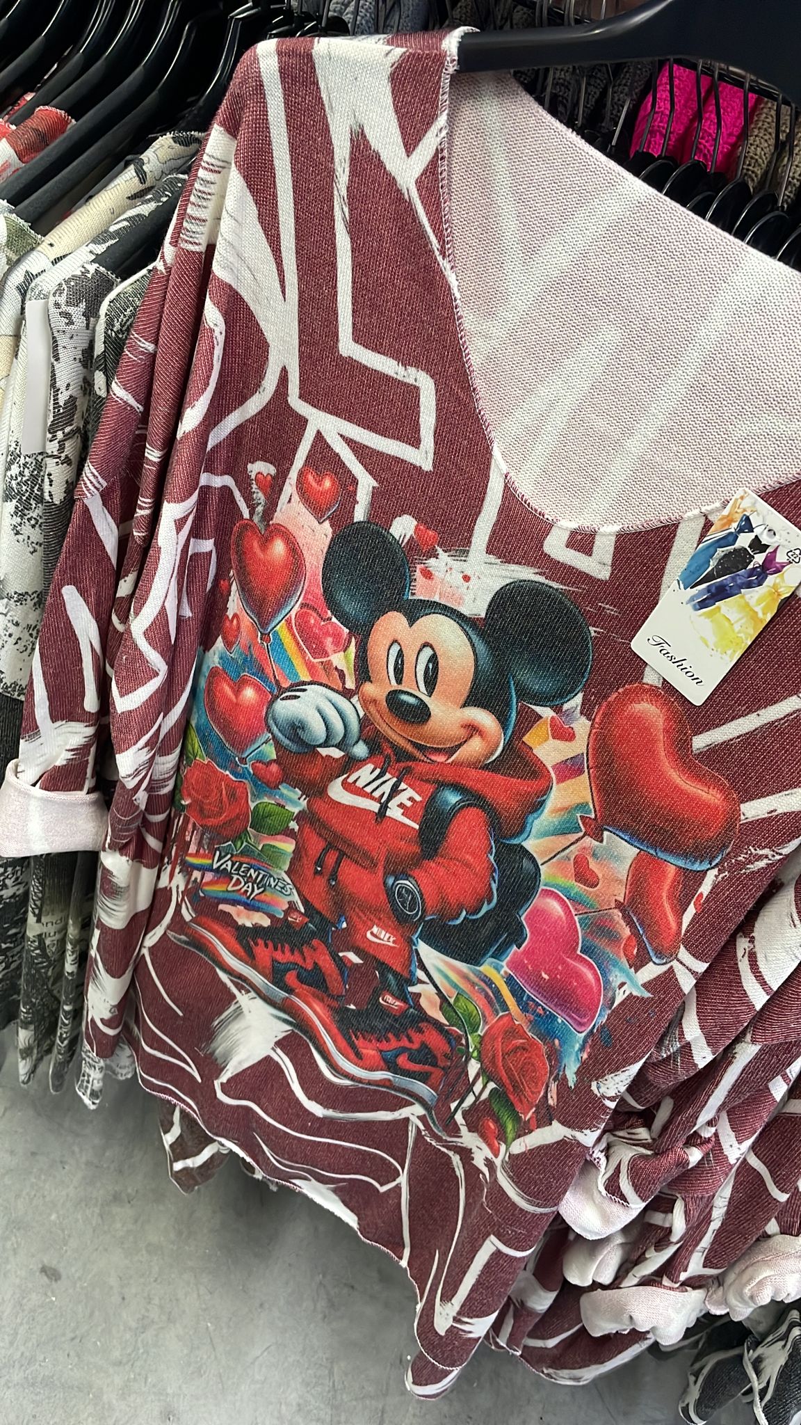 Maxi maglia Mickey fantasia curvy