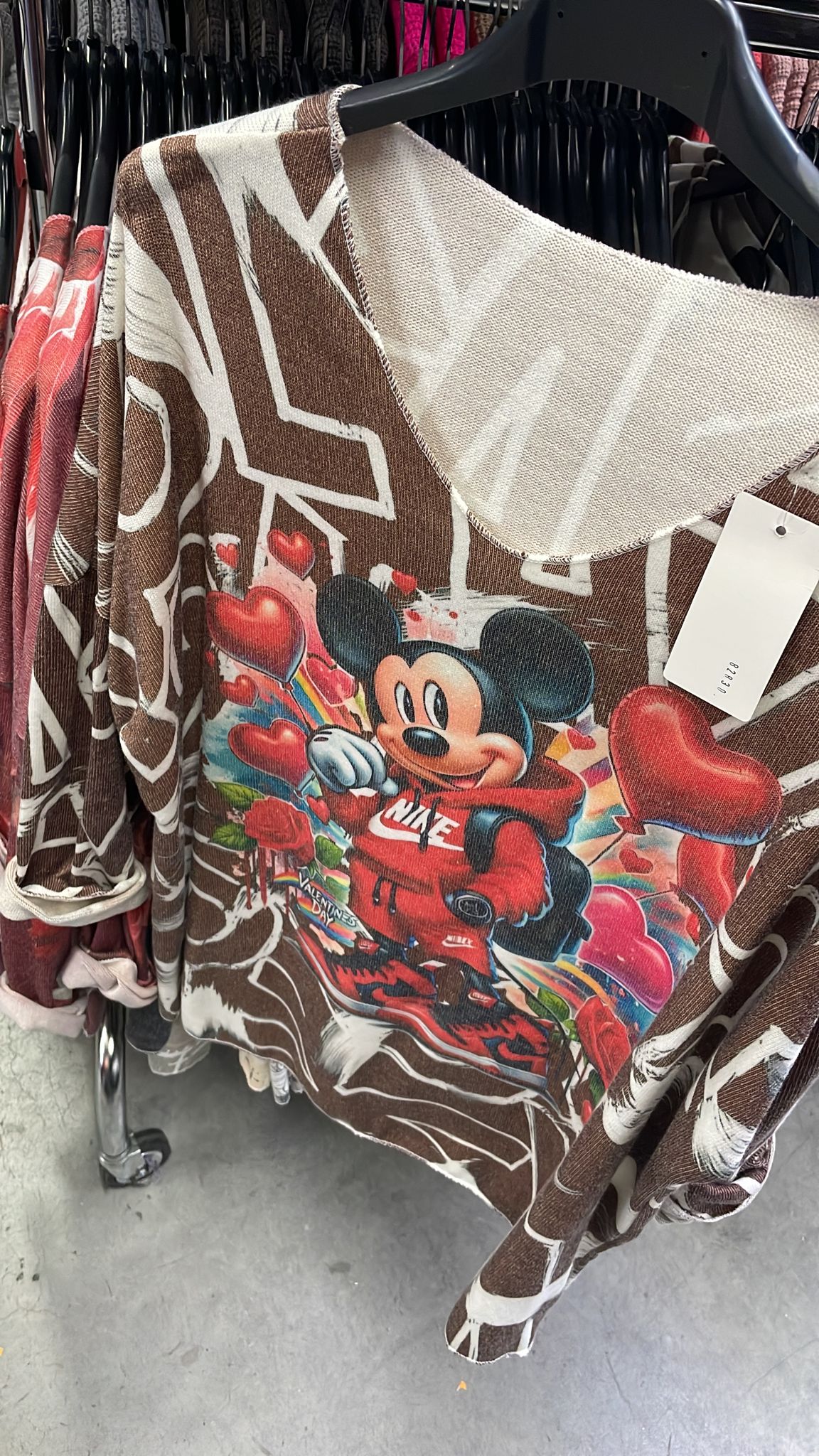 Maxi maglia Mickey fantasia curvy