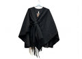 Maxi mantella frange curvy