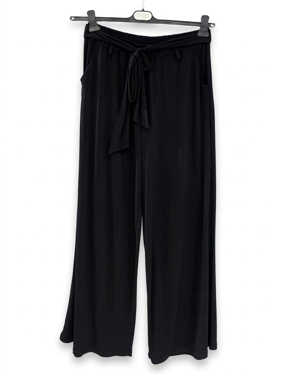 Maxi pantalone elasticizzato laccio curvy