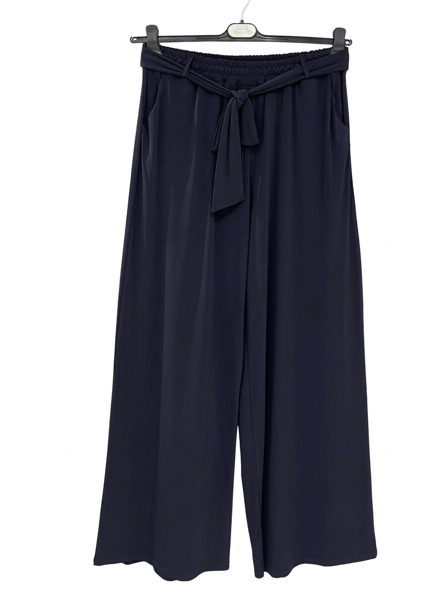 Maxi pantalone elasticizzato laccio curvy