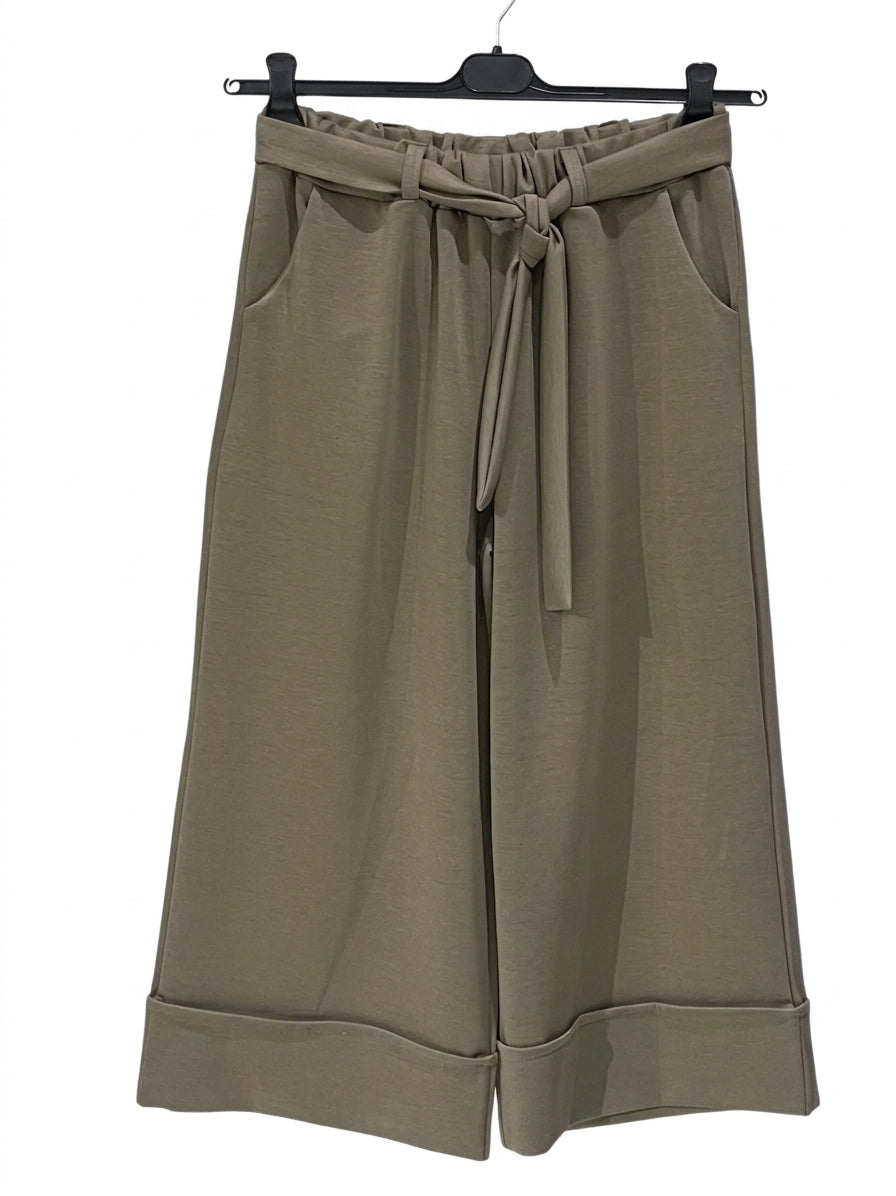 Maxi pantalone pistone laccio curvy