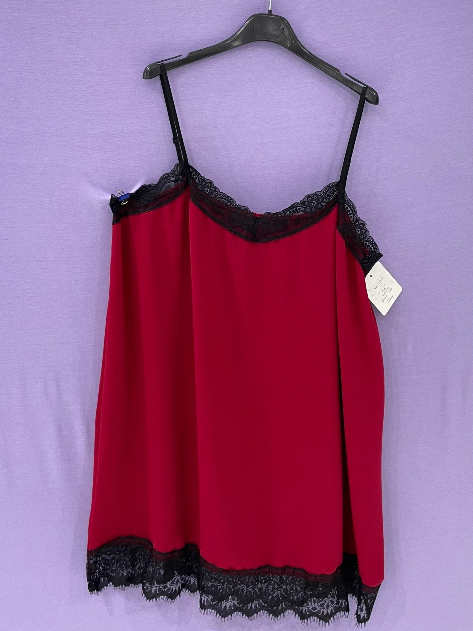 Maxy Top Canotta pizzo - Prima Fila Moda Curvy