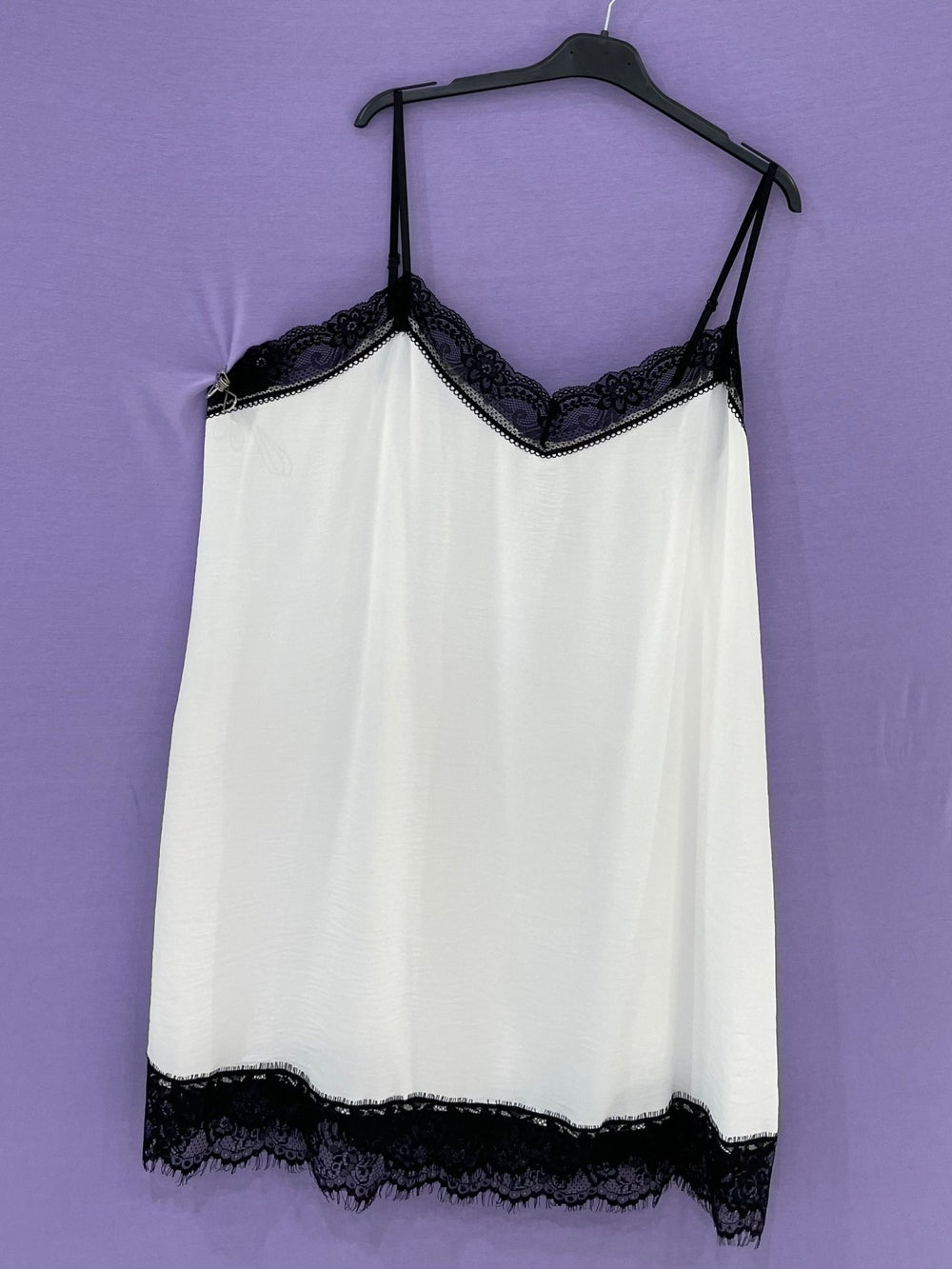 Maxi Top Canotta pizzo