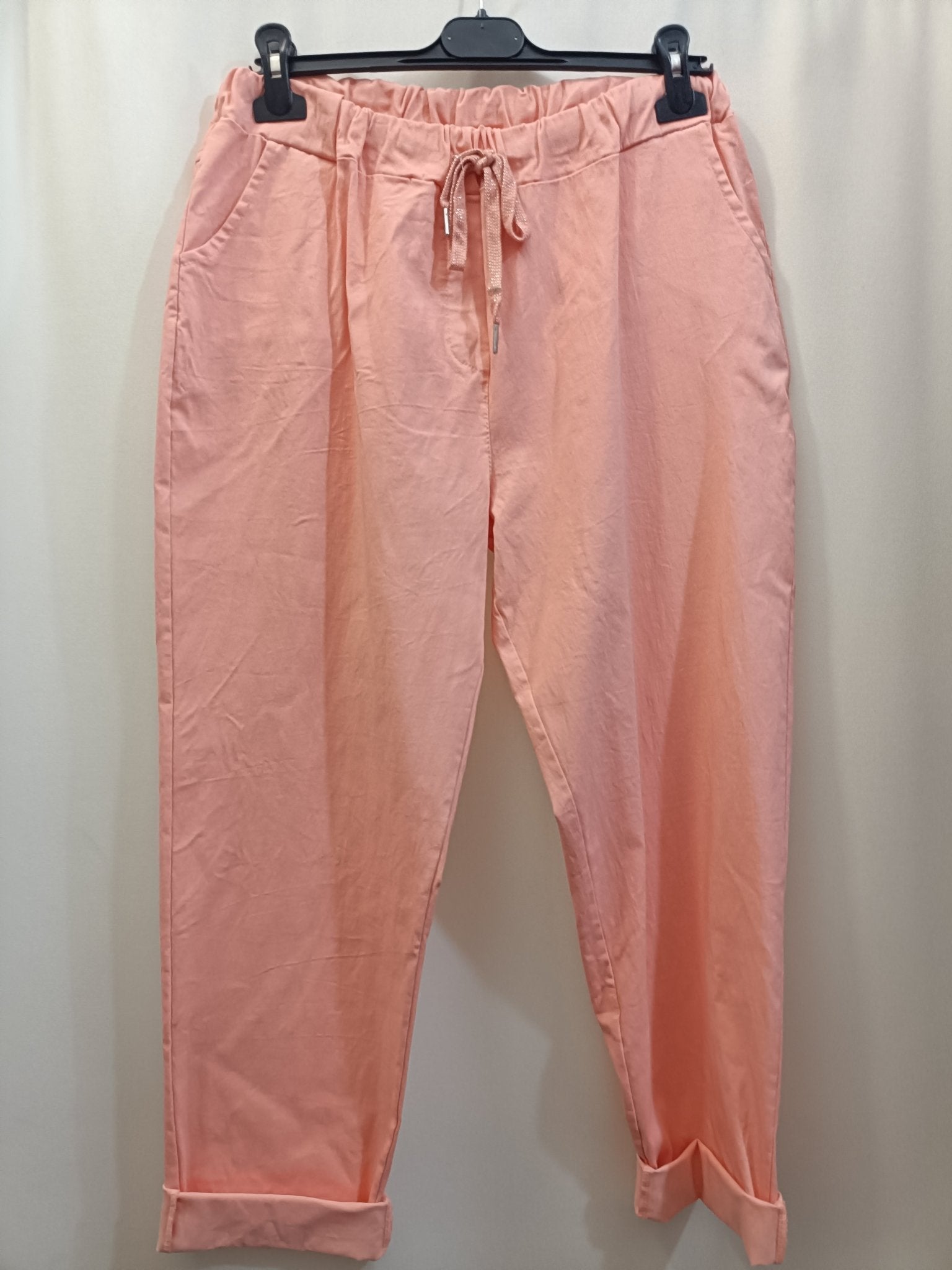 Pacchetto Colorato 3 paia di jeansetti limited edition curvy amaranto albicocca viola - taglie comode - Prima Fila Moda Curvy