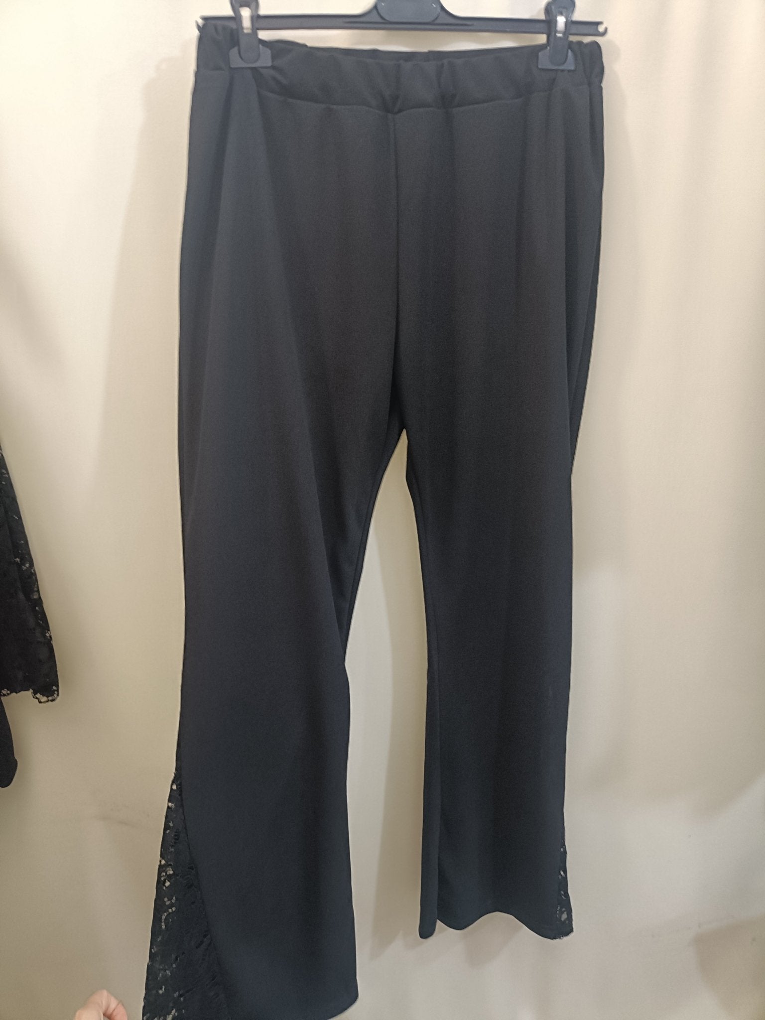 Pantalone a zampa in pizzo - Prima Fila Moda Curvy