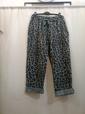 Pantalone Jeansetto fantasia taglie comode in viscosa - Prima Fila Moda Curvy