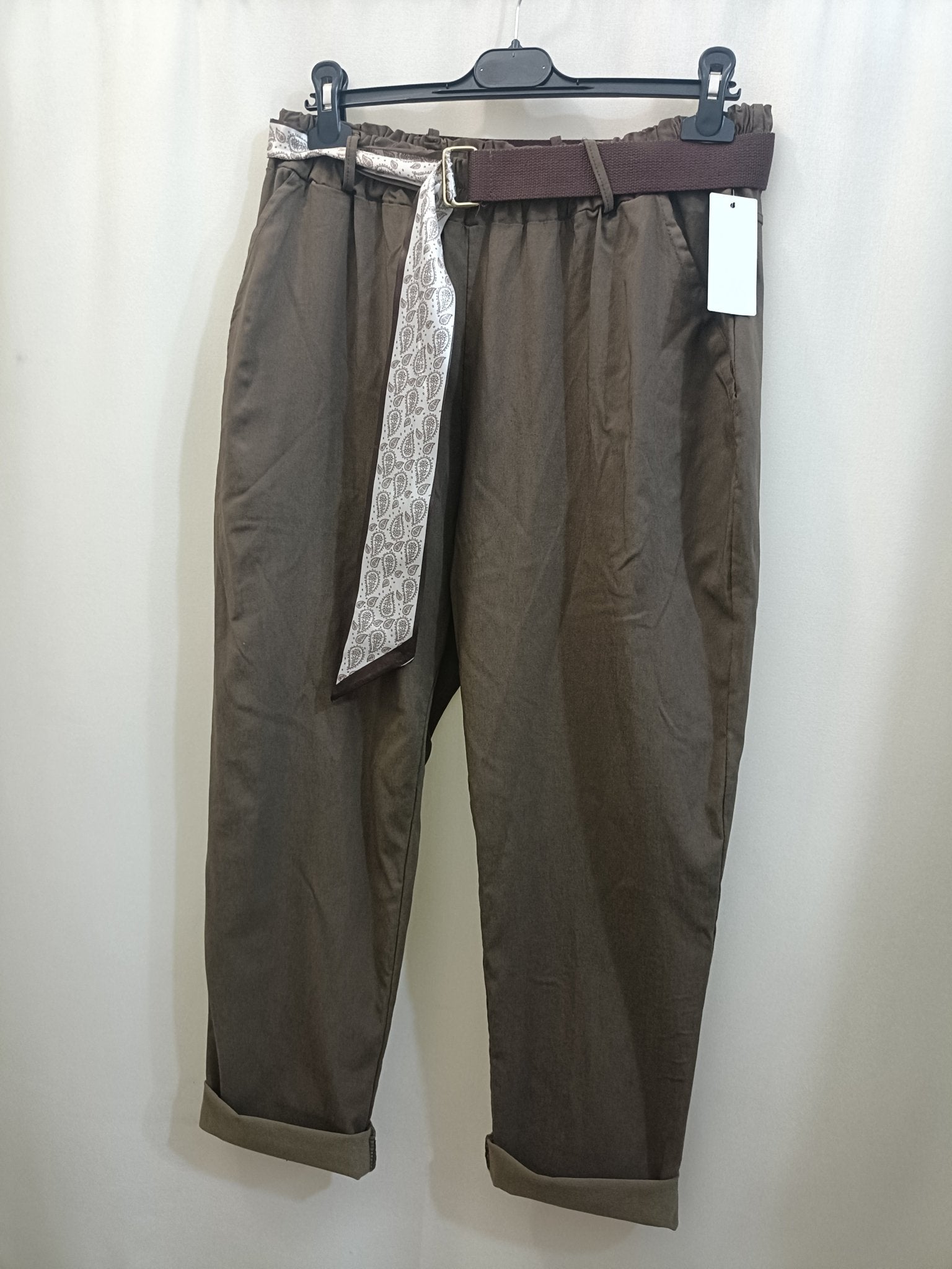 Pantalone Jeansetto passanti e cintura vestibilità perfetta XL alla 4XL - Prima Fila Moda Curvy
