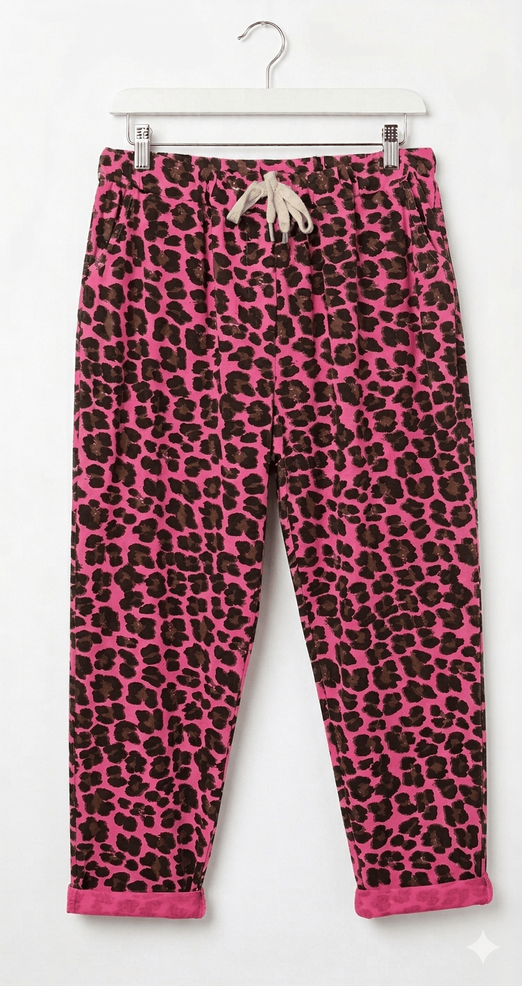 Pantalone magico fantasia animalier magic pants - Prima Fila Moda Curvy