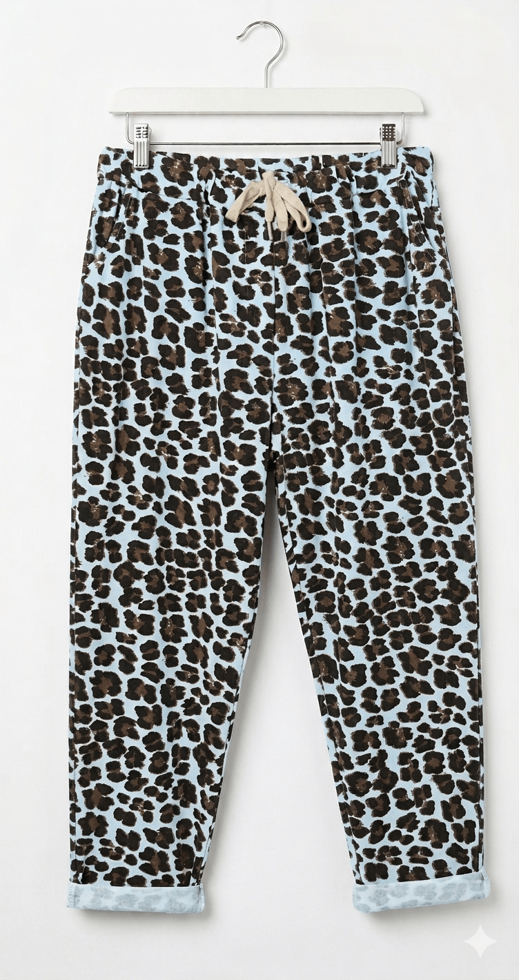 Pantalone magico fantasia animalier magic pants - Prima Fila Moda Curvy