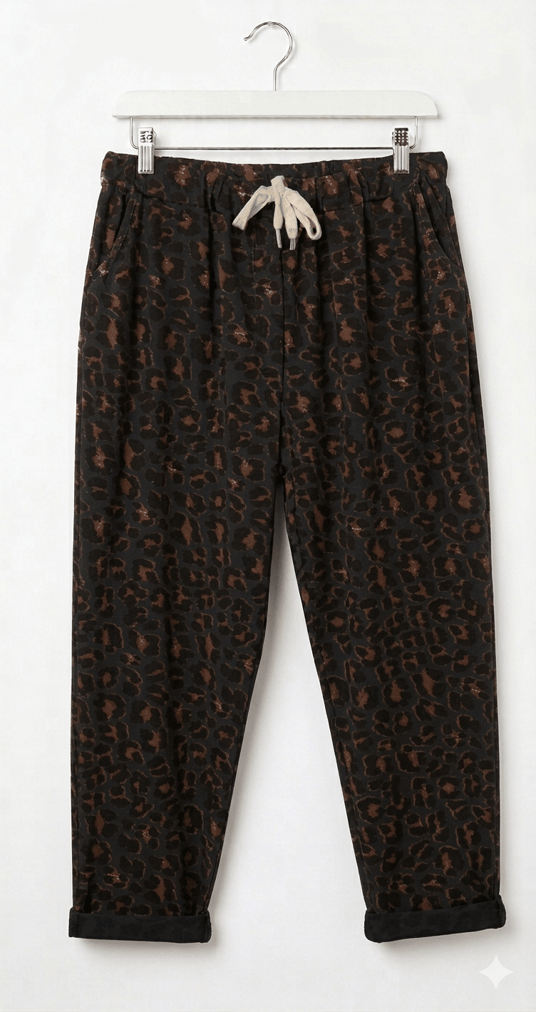 Pantalone magico fantasia animalier magic pants - Prima Fila Moda Curvy