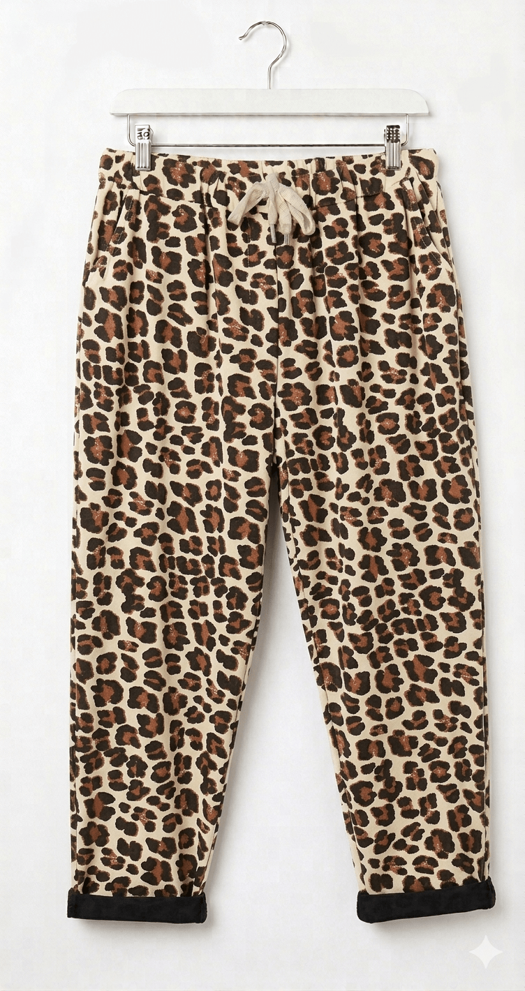 Pantalone magico fantasia animalier magic pants - Prima Fila Moda Curvy