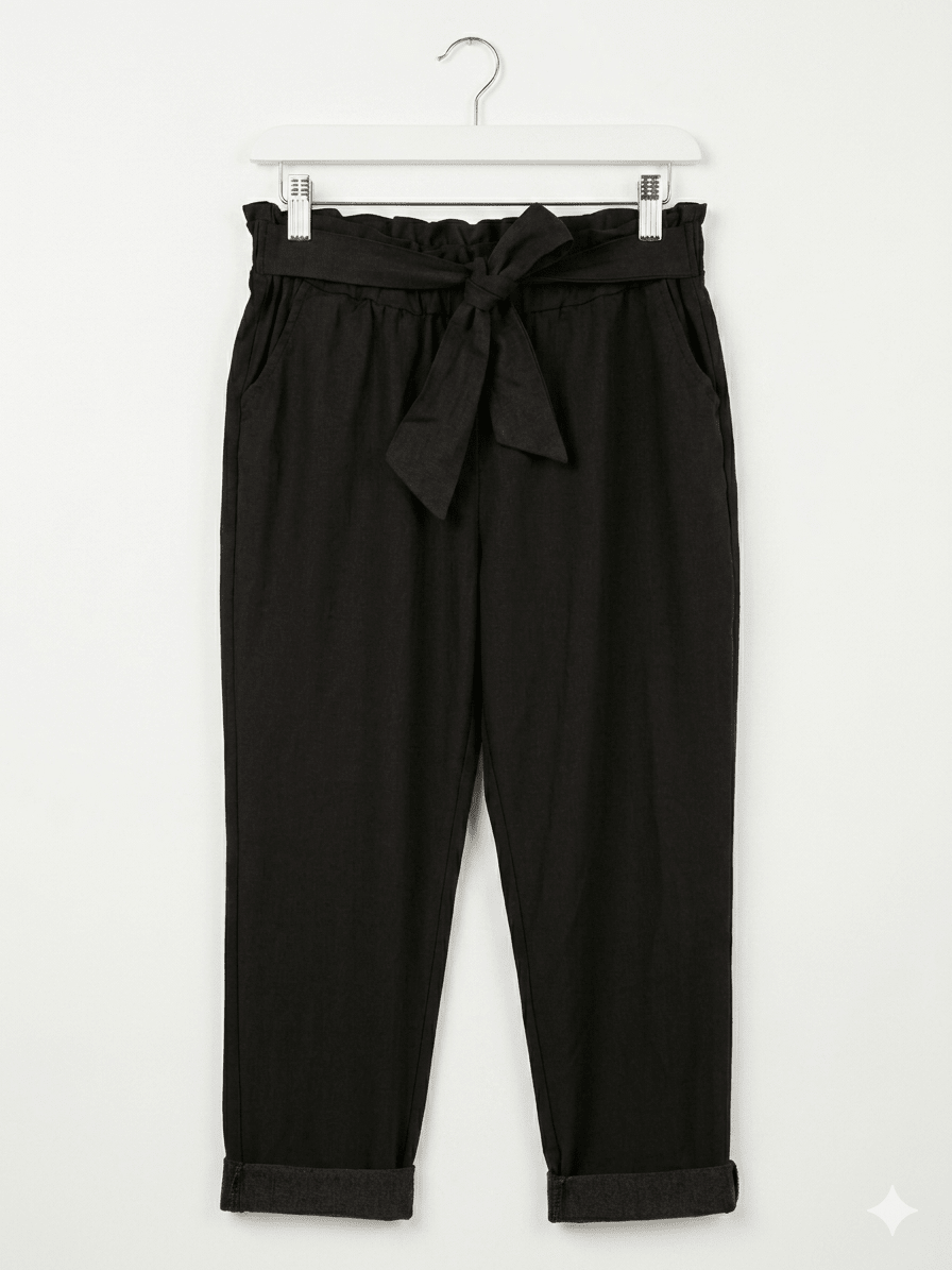 Pantalone magico fascia a fiocco magic pants - Prima Fila Moda Curvy