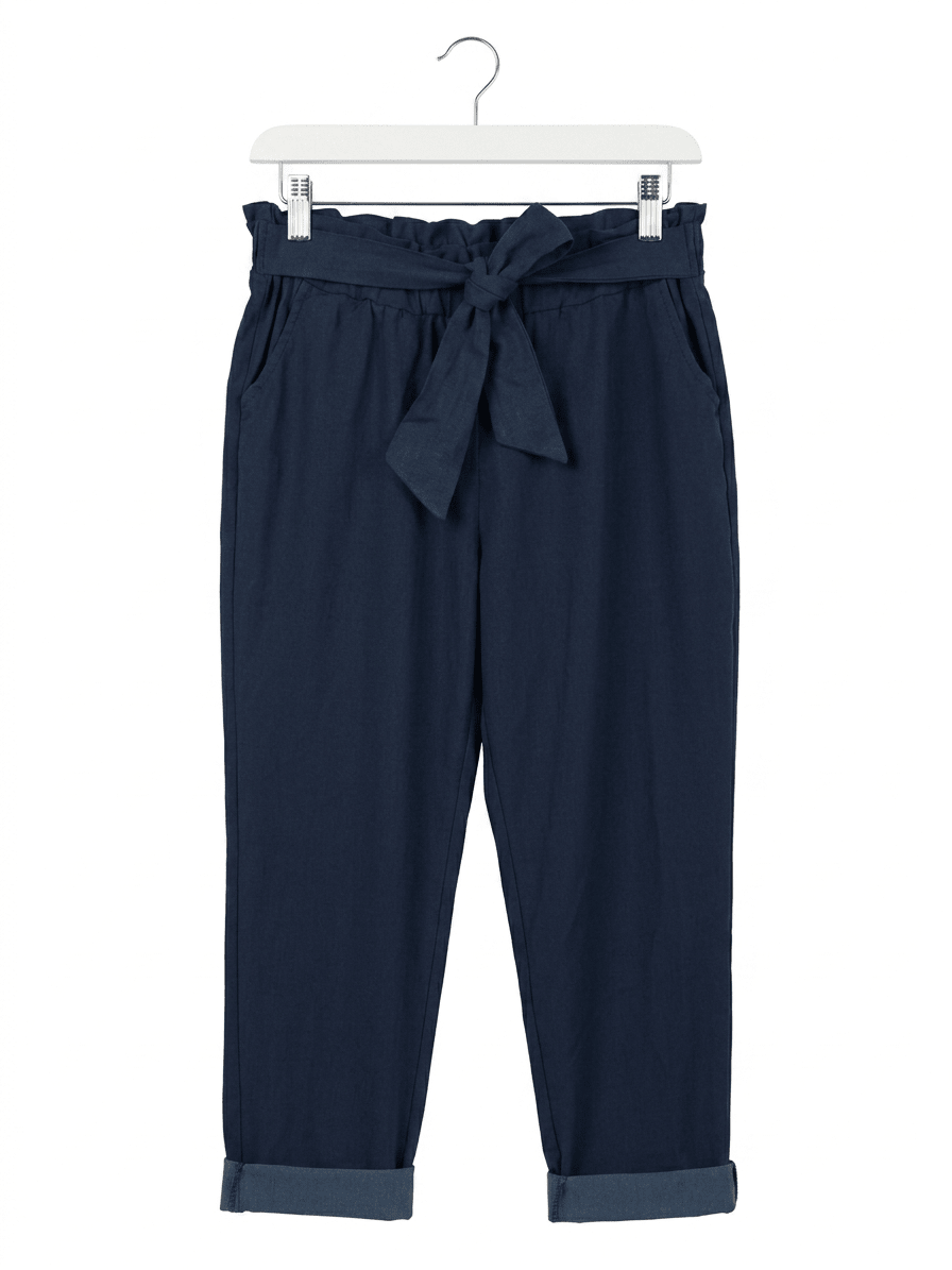 Pantalone magico fascia a fiocco magic pants - Prima Fila Moda Curvy