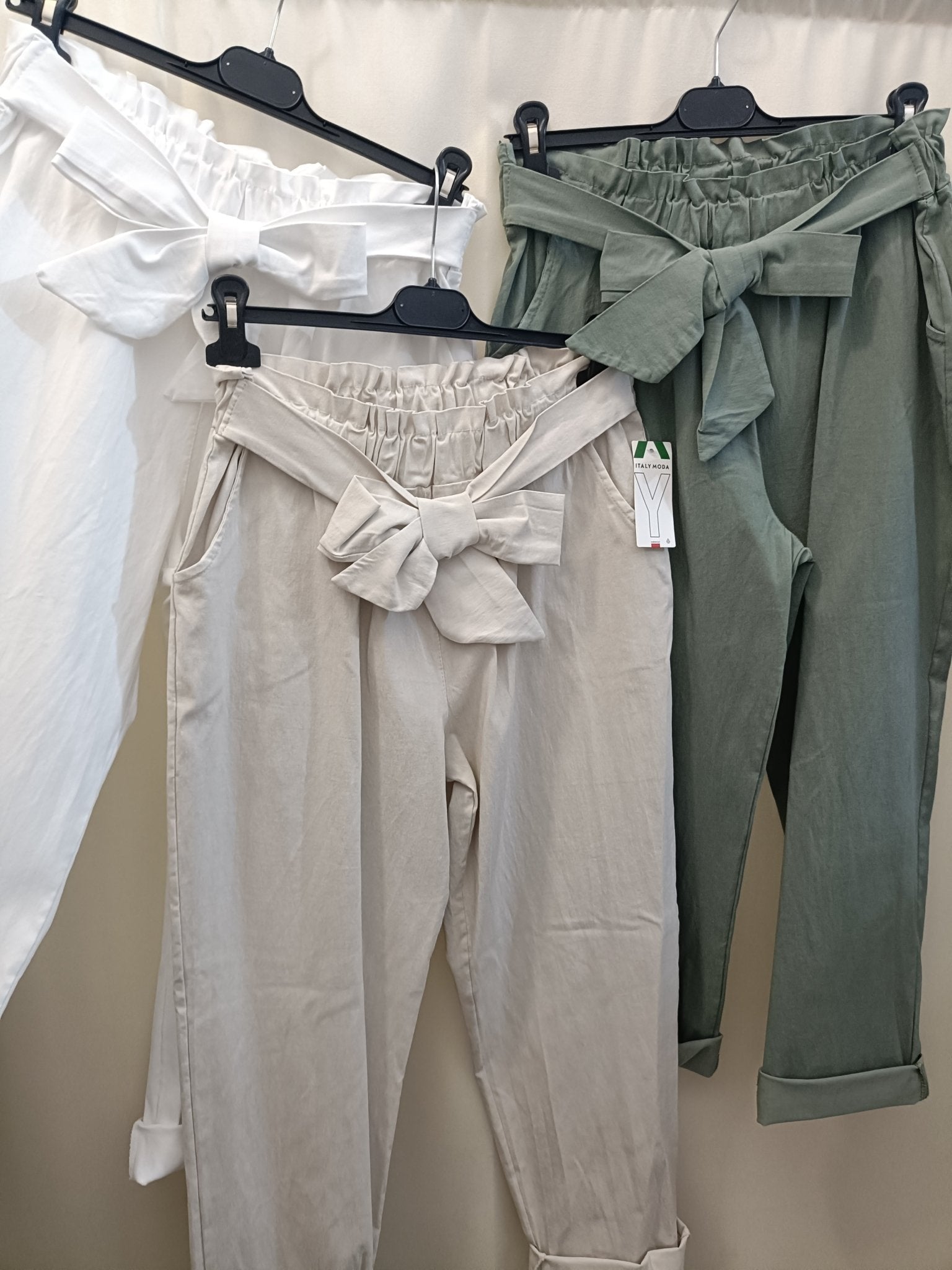 Pantalone magico fascia a fiocco magic pants XL 5XL Prima Fila Moda - Prima Fila Moda Curvy