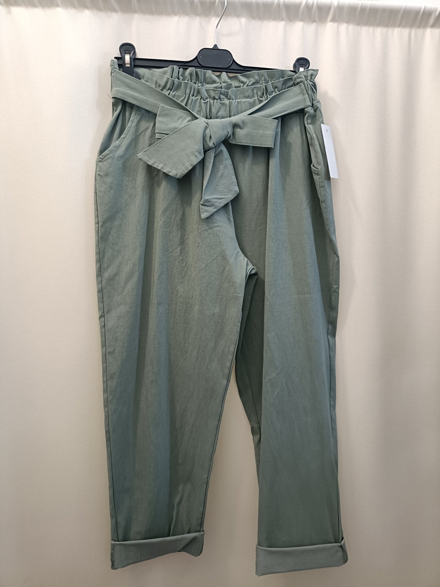 Pantalone magico fascia a fiocco magic pants XL 5XL Prima Fila Moda - Prima Fila Moda Curvy