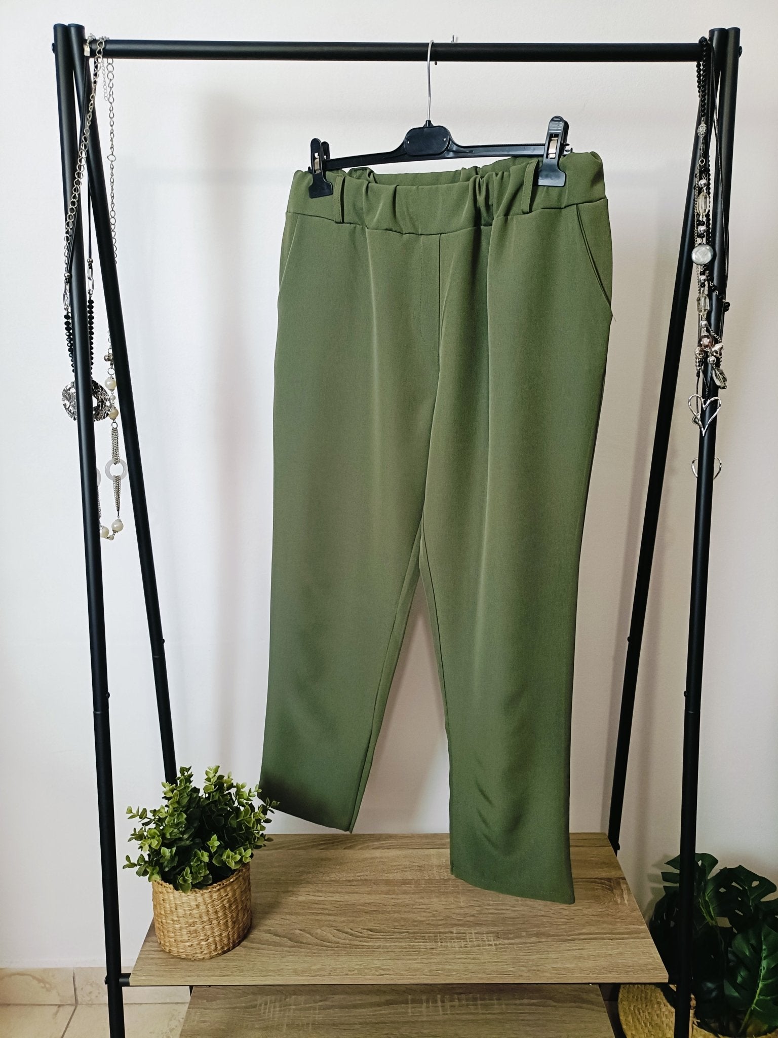 Pantalone passanti militare - Prima Fila Moda Curvy