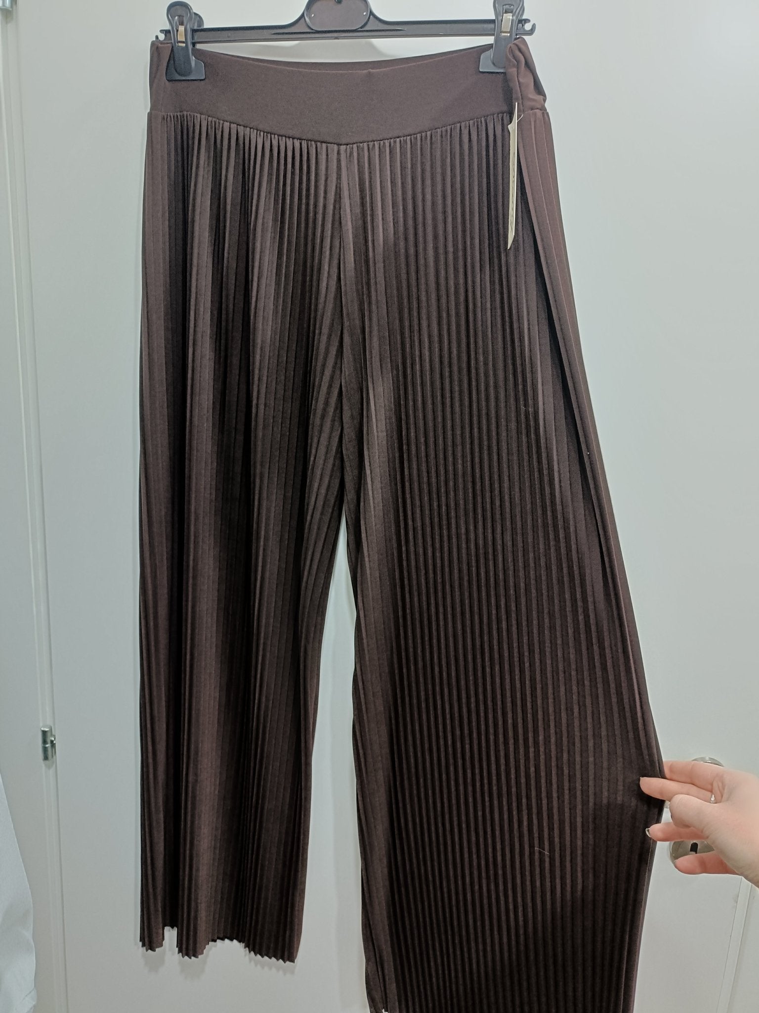 Pantalone Plissé - taglie comode made in Italy - Prima Fila Moda Curvy