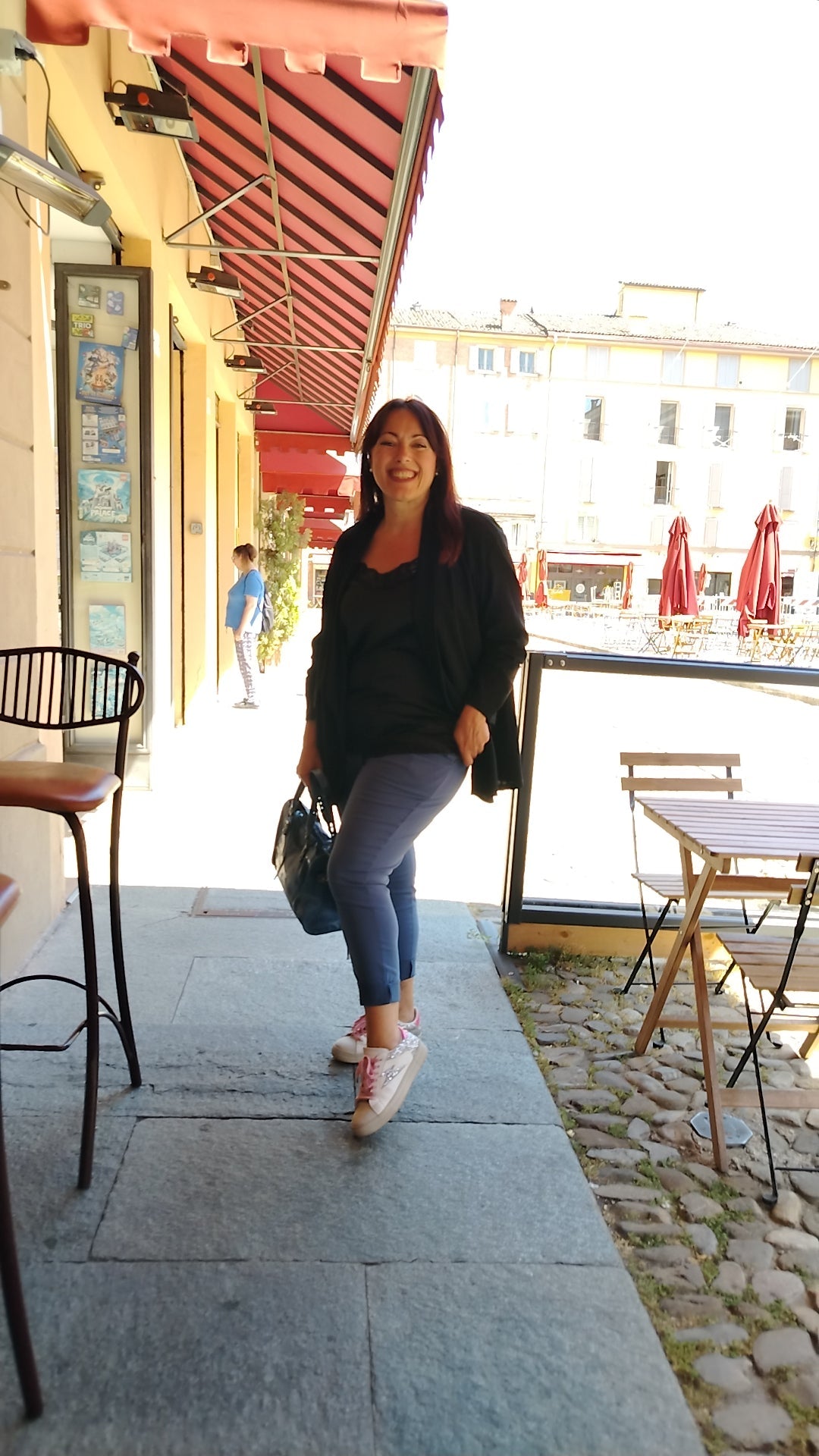 Pantaloni Jeansetto donna curvy in viscosa, vestibilità ampia, vita alta e comfort garantito - Prima Fila Moda Curvy
