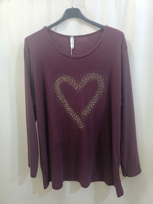 Maxi maglia con applicazioni - oversize