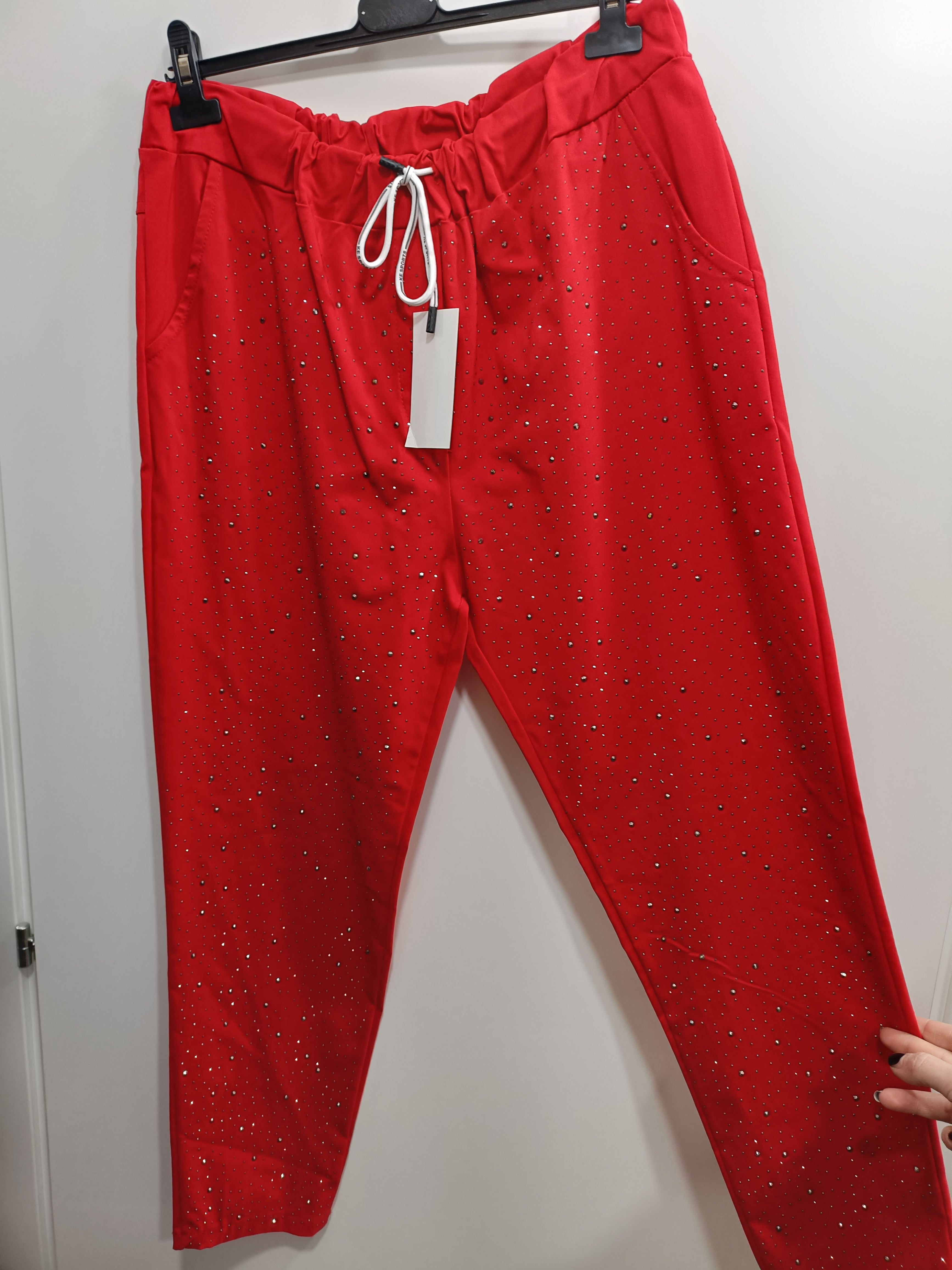 Pantalone Jeansetto brillantini - taglie comode