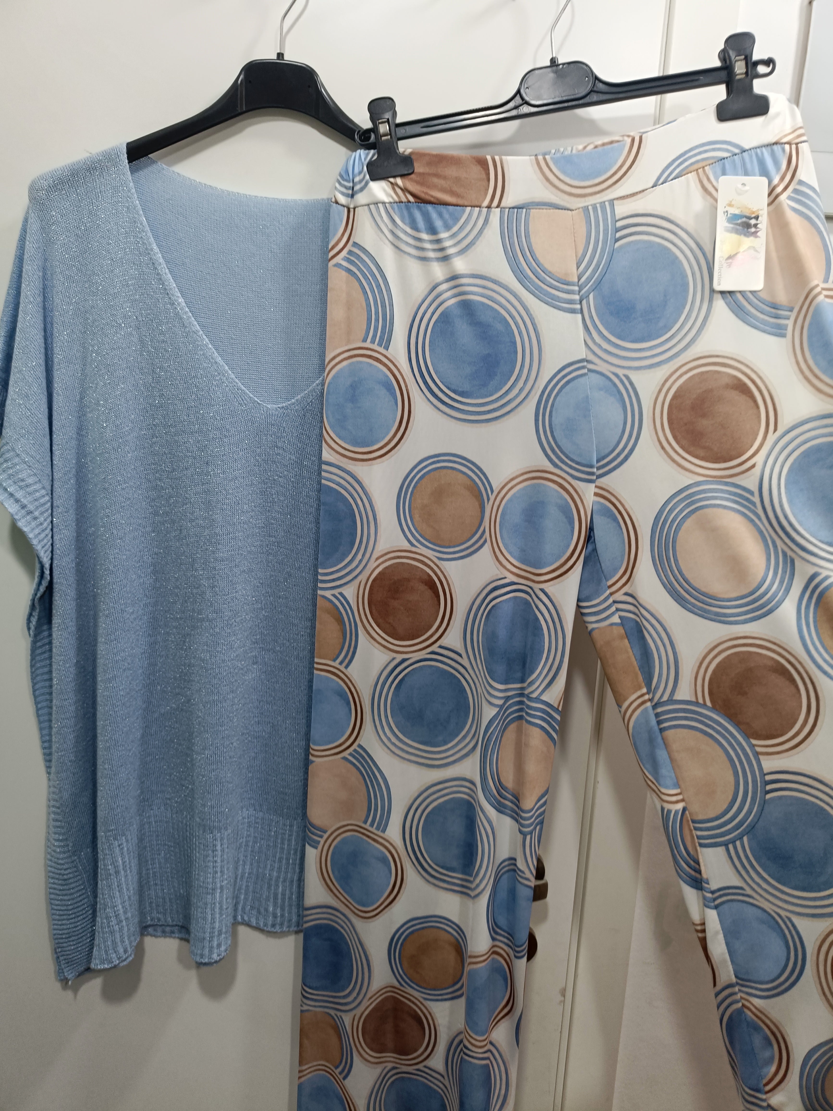 Coordinato curvy completo tunica - taglie comode