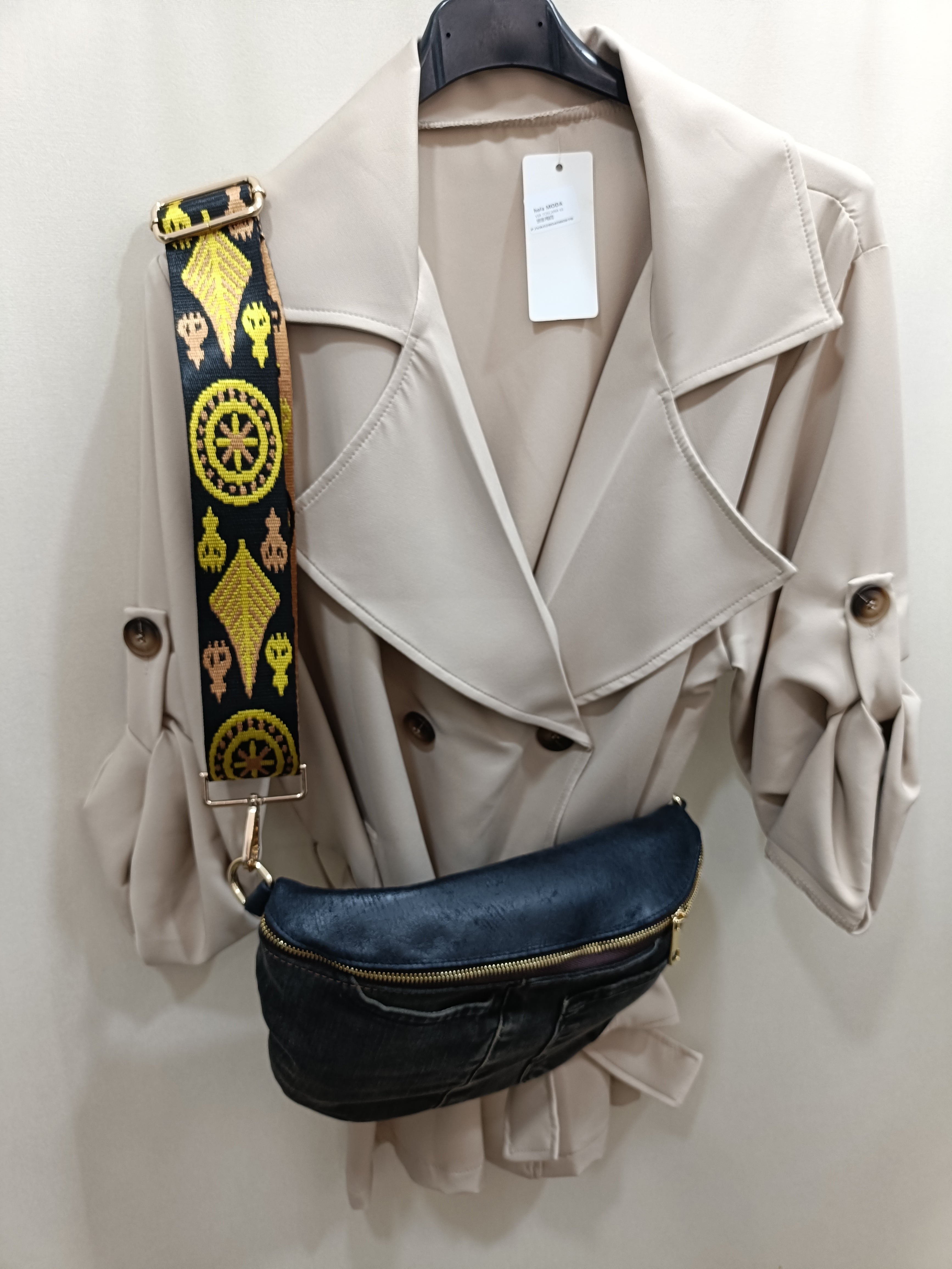 Marsupio Jeans e pelle