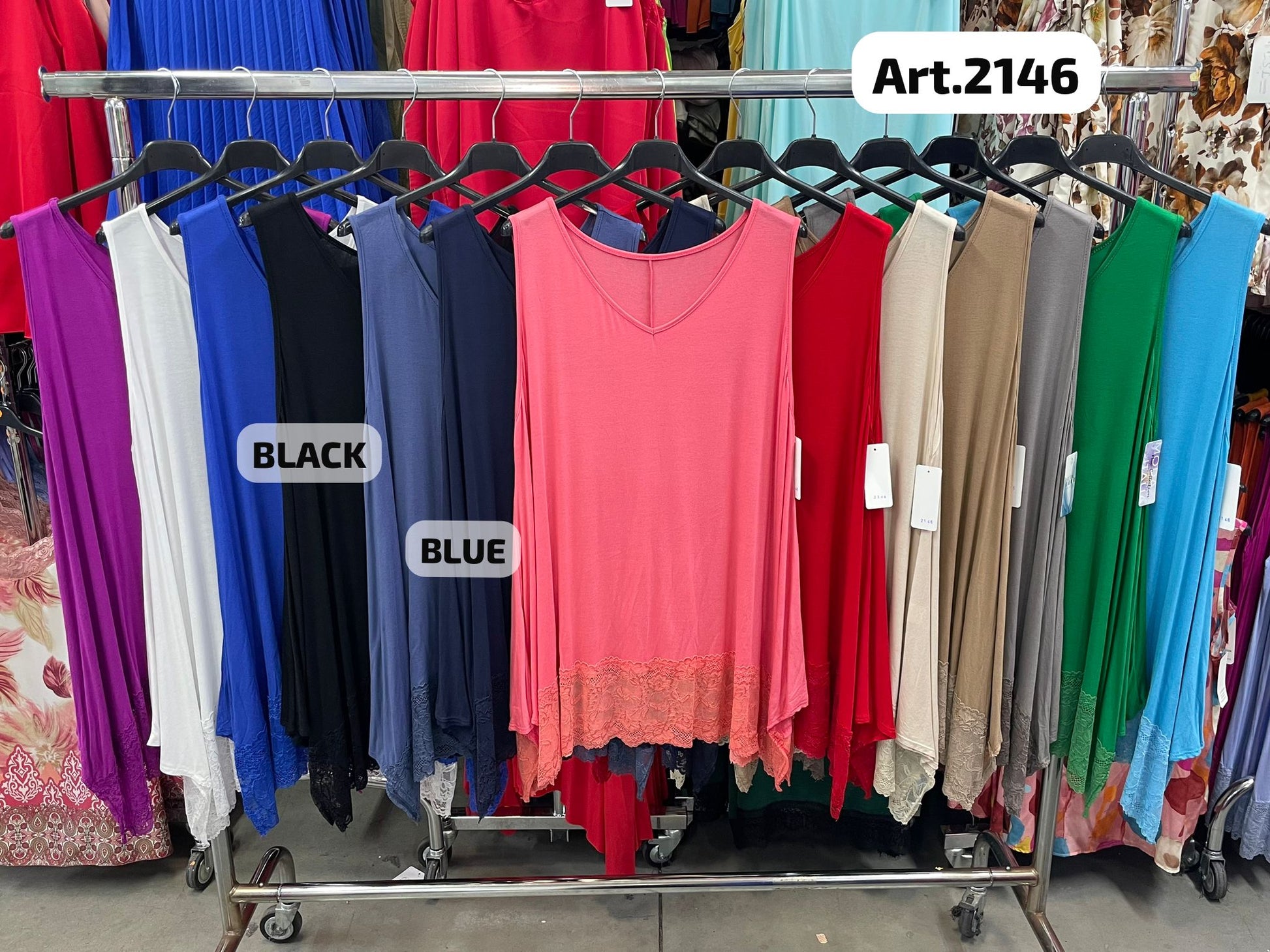 Maxi top pizzo Curvy