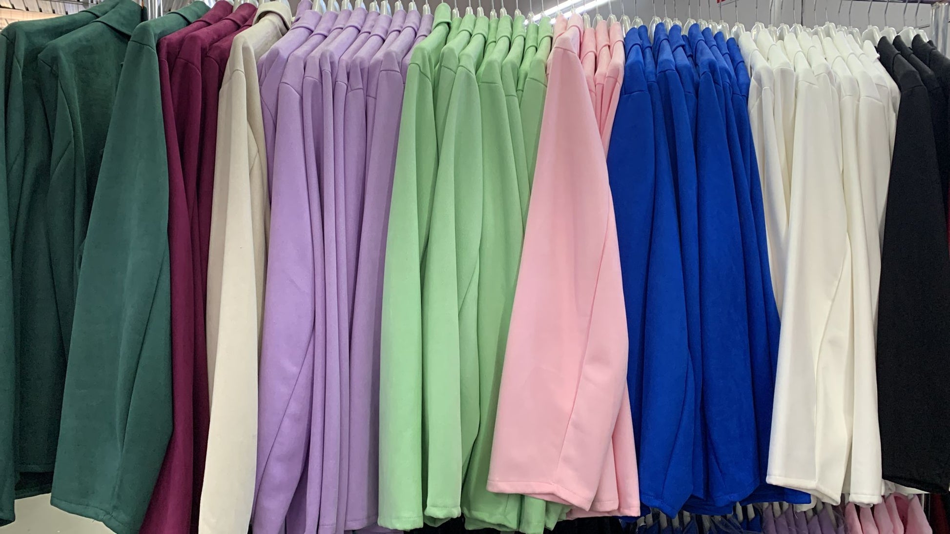 Giacca ecopelle scamosciata curvy