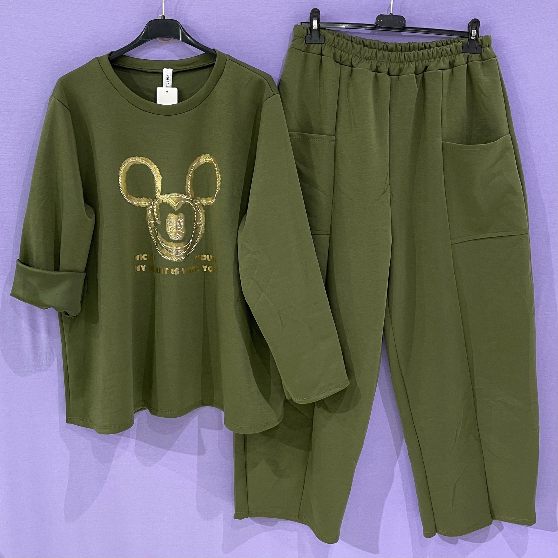 Maxi tuta Mickey Mouse curvy