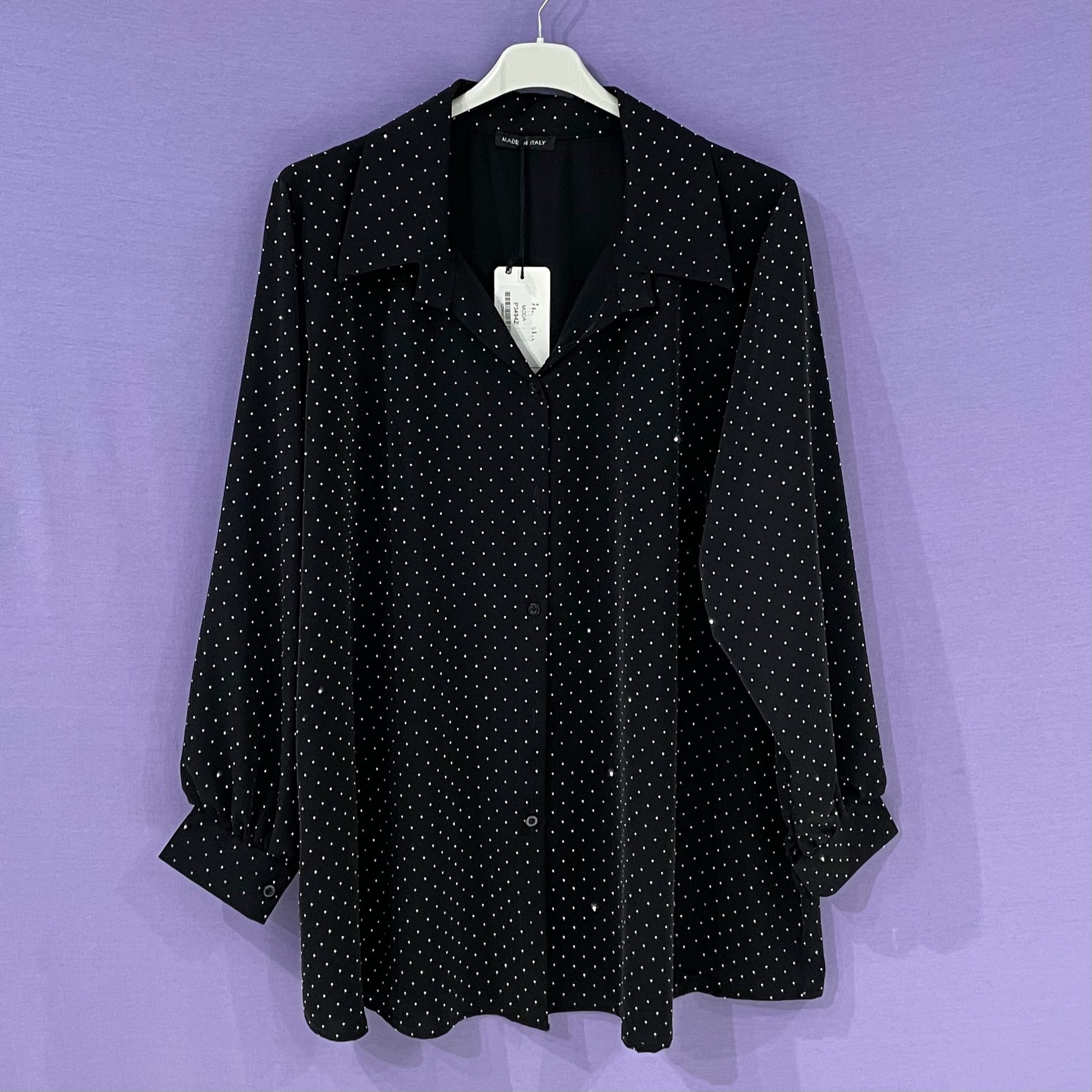 Maxi Camicia brillantini curvy