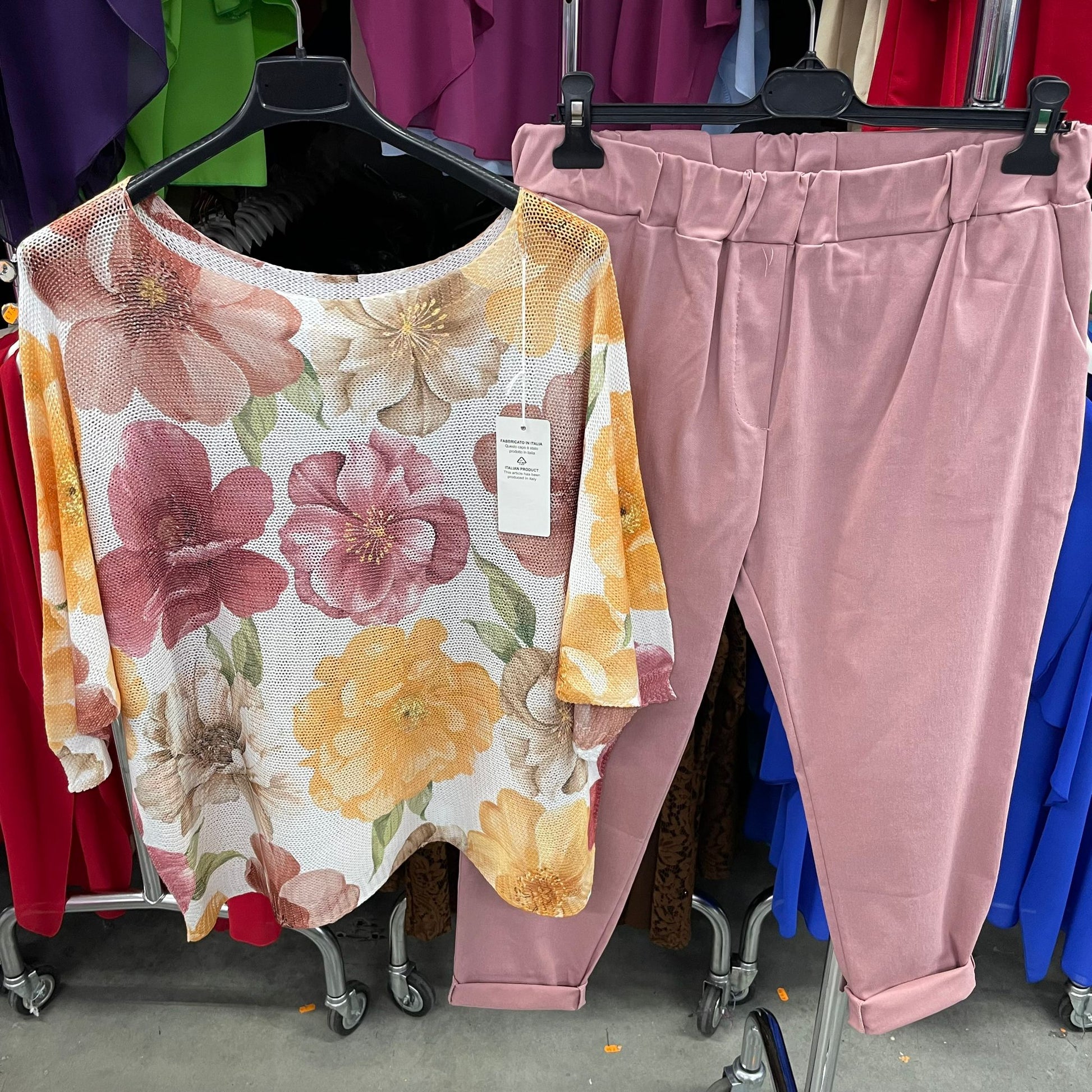 Completo Jeansetti e blusa