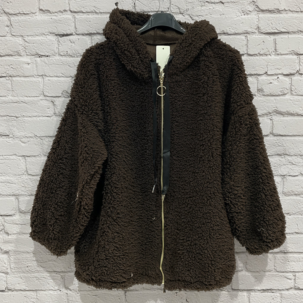 Maxi felpa teddy curvy