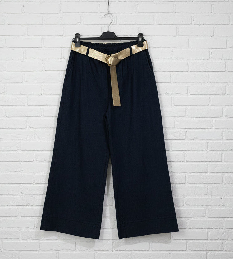 Jeans gamba palazzo curvy